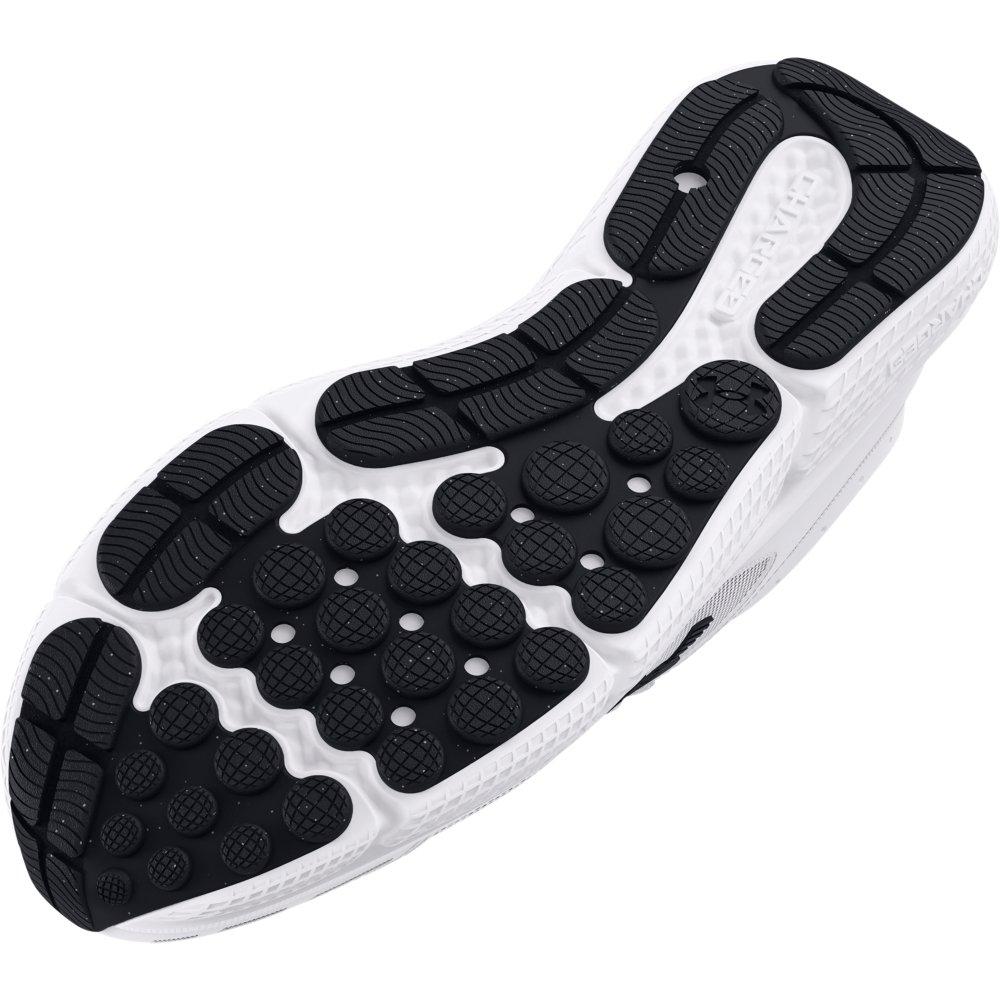 Under Armour Charged Assert 10 4E "White / Black" Men's Running Shoe - WHITE/BLACK Thumbnail View 5