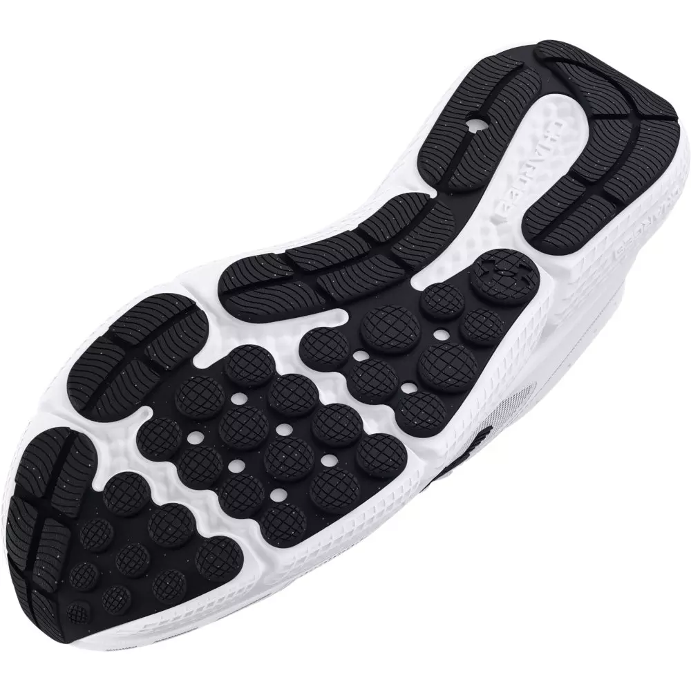 Under Armour Charged Assert 10 4E "White / Black" Men's Running Shoe - WHITE/BLACK