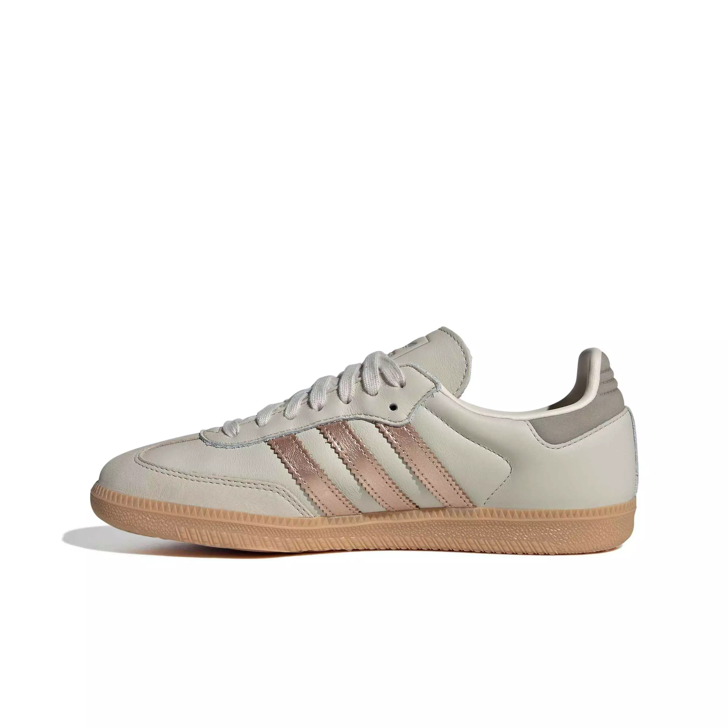 adidas Originals Samba OG "Clear Brown/Copper Metallic/Putty Beige" Women's Shoe - BROWN/COPPER/BEIGE