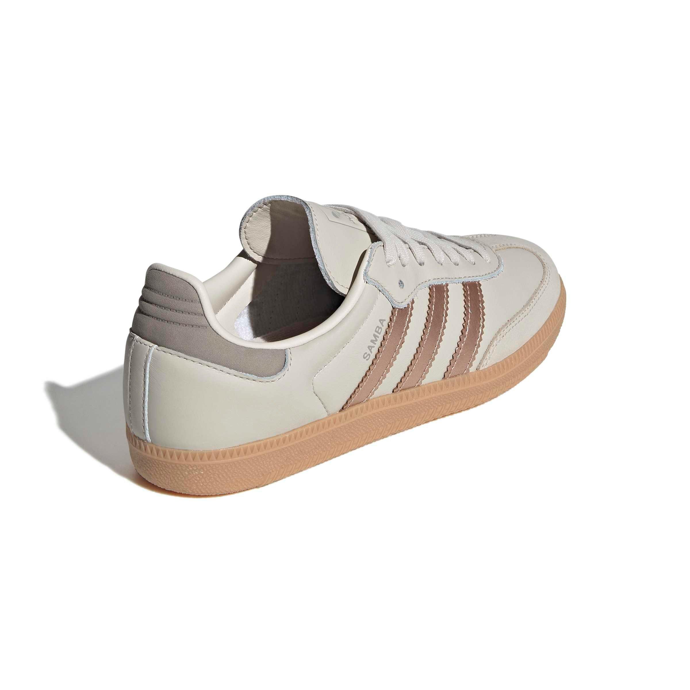 adidas Originals Samba OG "Clear Brown/Copper Metallic/Putty Beige" Women's Shoe - BROWN/COPPER/BEIGE Thumbnail View 4