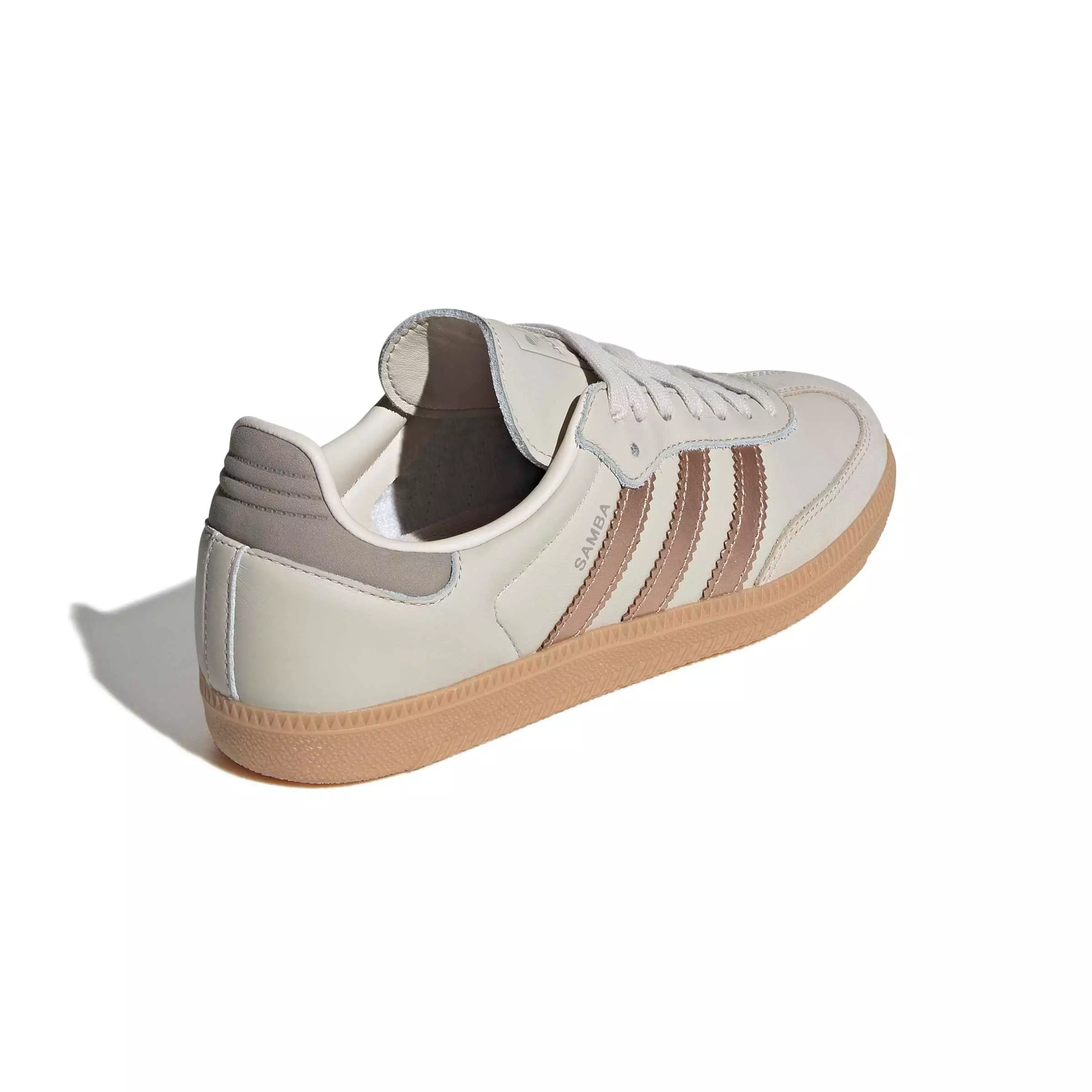 adidas Originals Samba OG "Clear Brown/Copper Metallic/Putty Beige" Women's Shoe - BROWN/COPPER/BEIGE