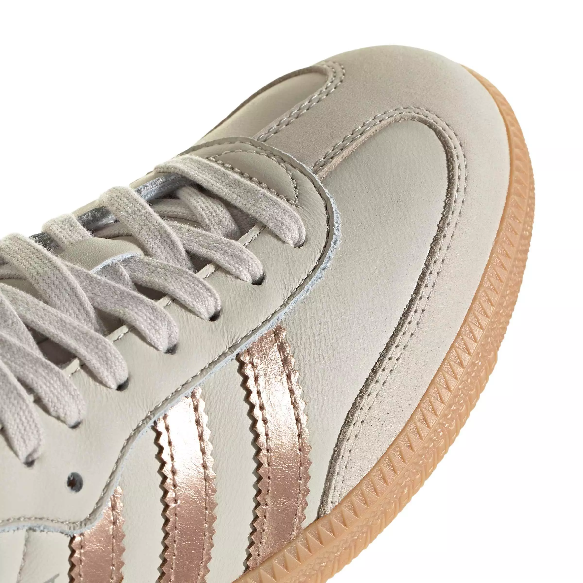 adidas Originals Samba OG "Clear Brown/Copper Metallic/Putty Beige" Women's Shoe - BROWN/COPPER/BEIGE