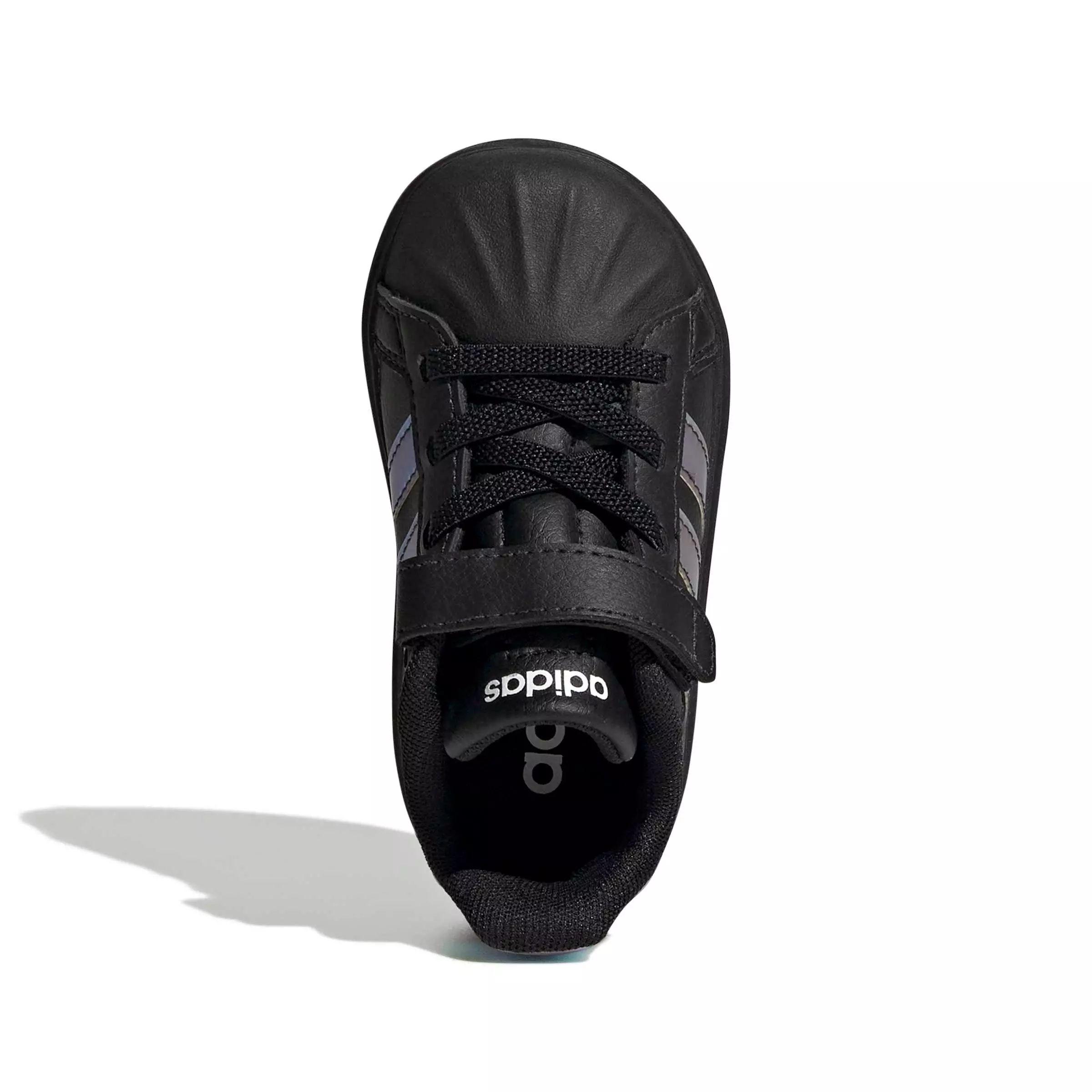 adidas Streettalk "Black/Iridescent/Core White" Infant Girls' Shoe - BLACK/IRIDESCENT/WHITE