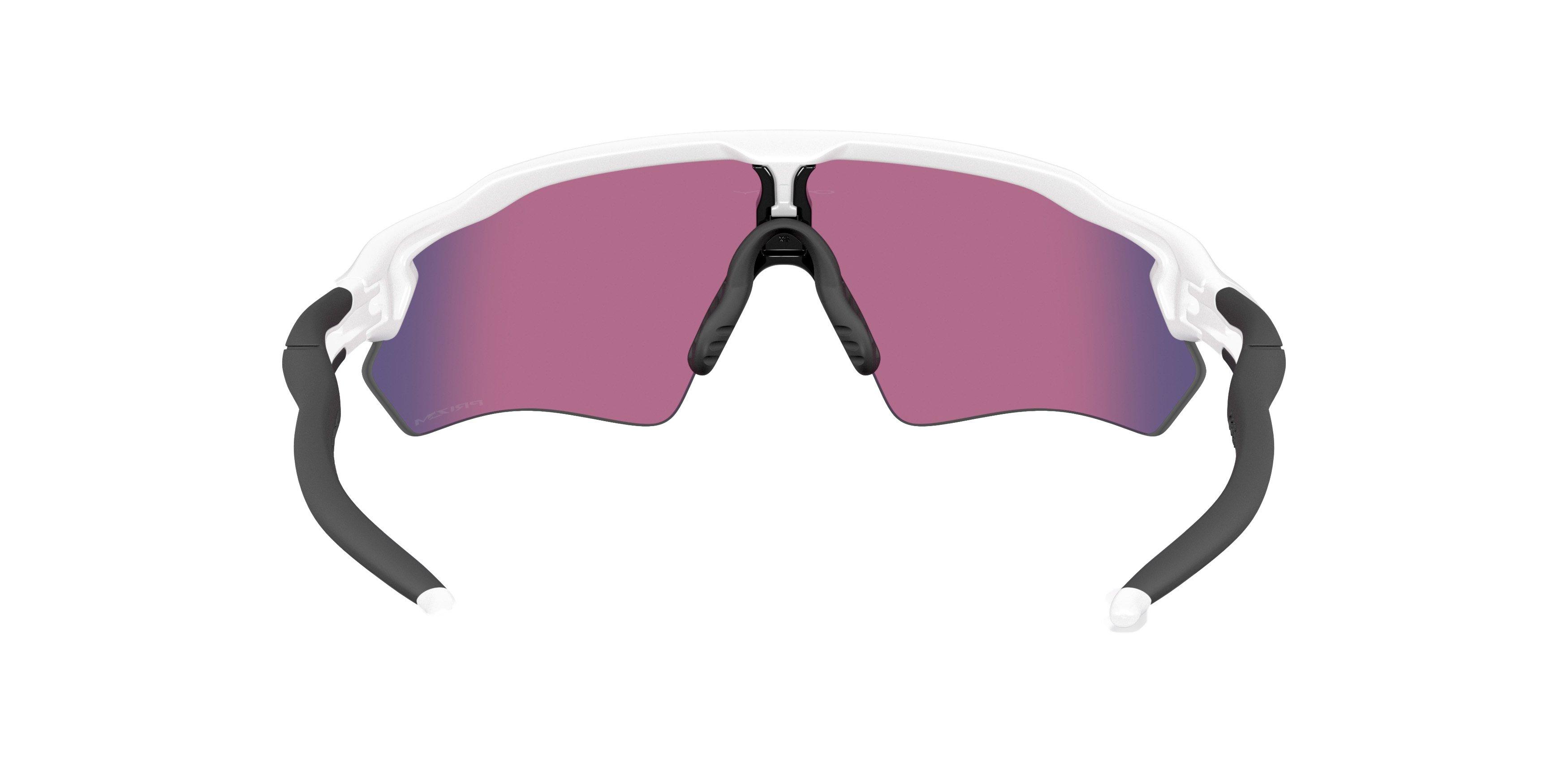 Oakley Radar EV Path S Prizm Road Sunglasses - Matte White - WHITE/RED Thumbnail View 2