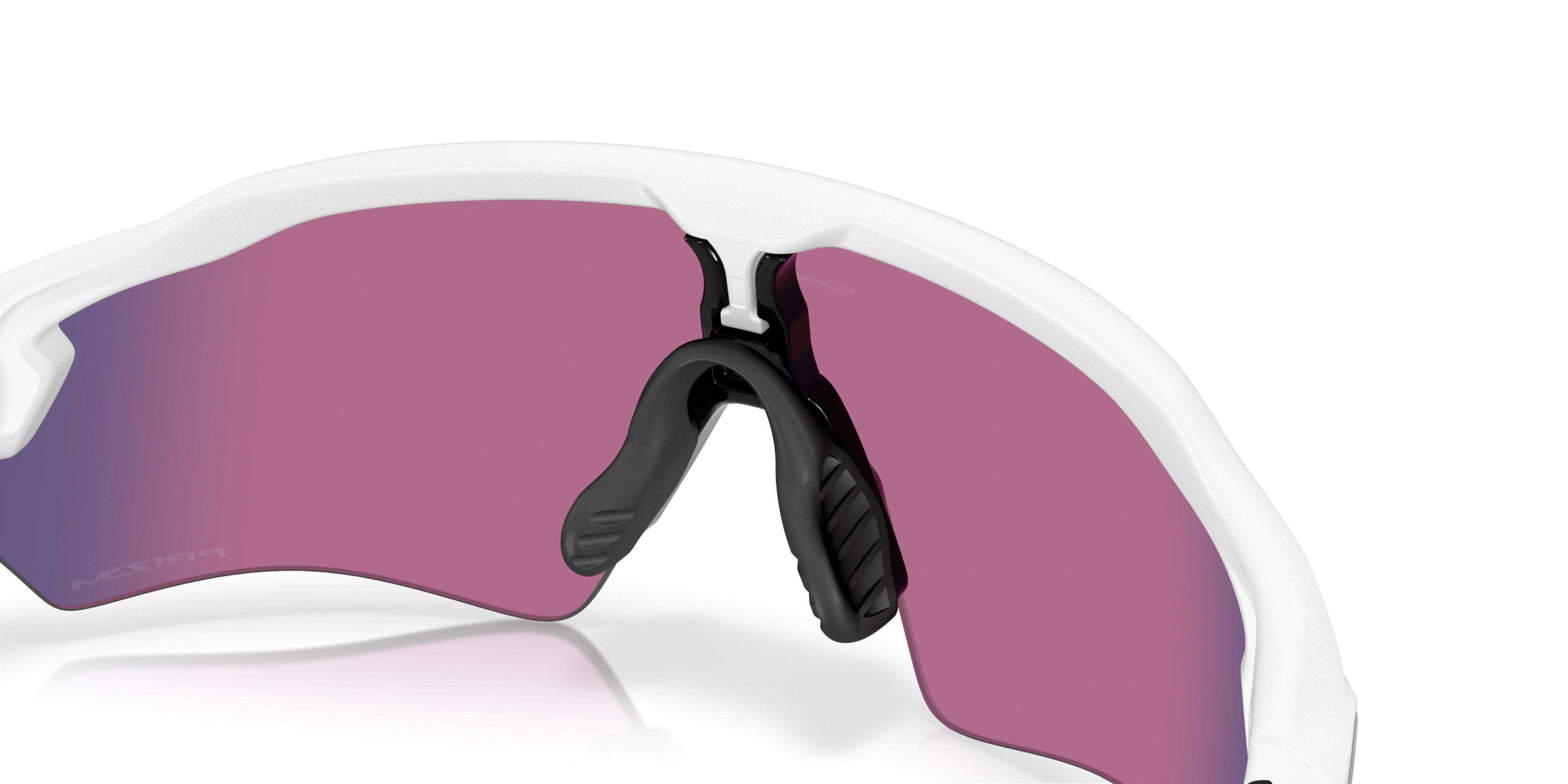 Oakley Radar EV Path S Prizm Road Sunglasses - Matte White - WHITE/RED Thumbnail View 6