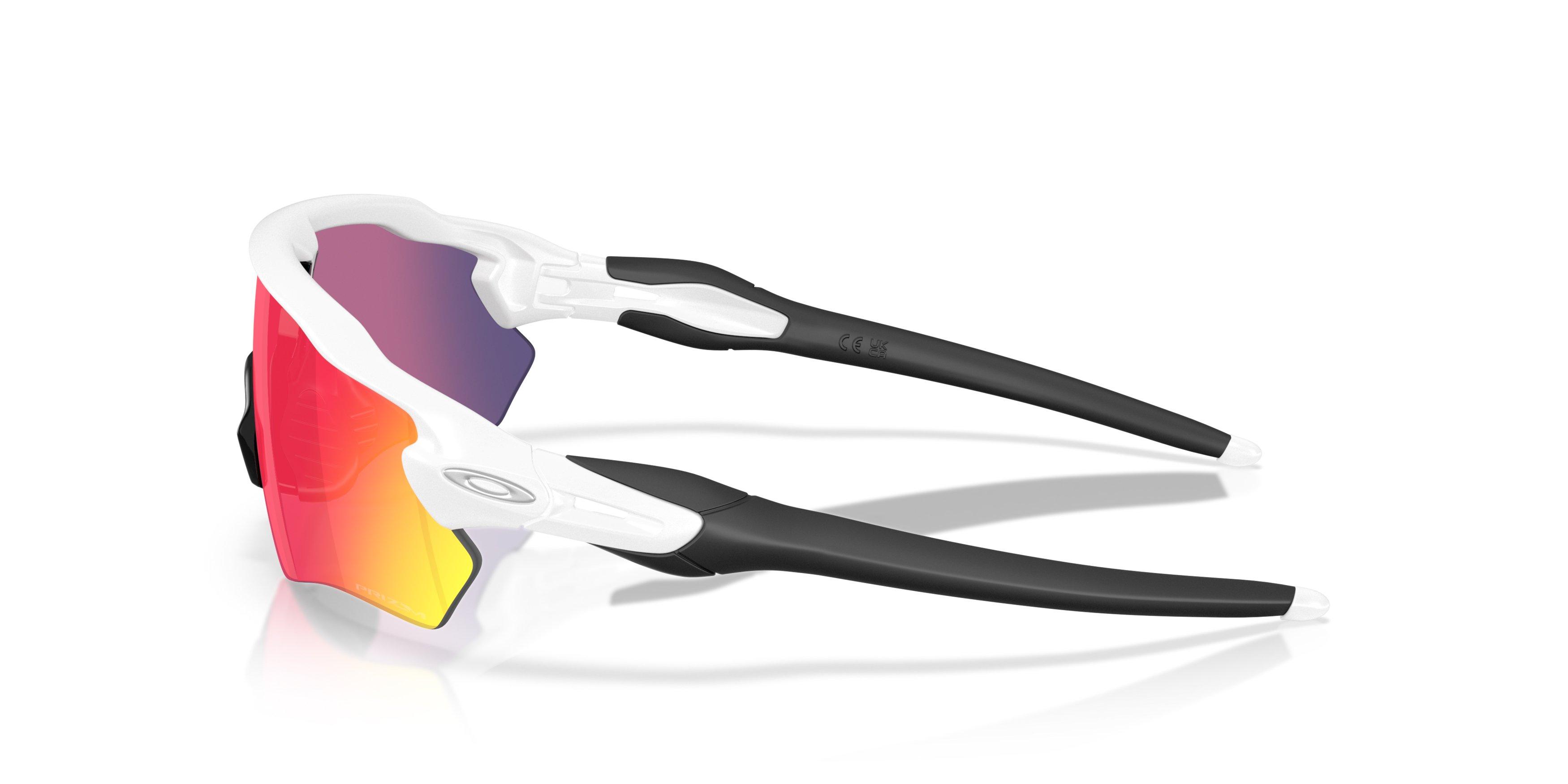Oakley Radar EV Path S Prizm Road Sunglasses - Matte White - WHITE/RED Thumbnail View 8