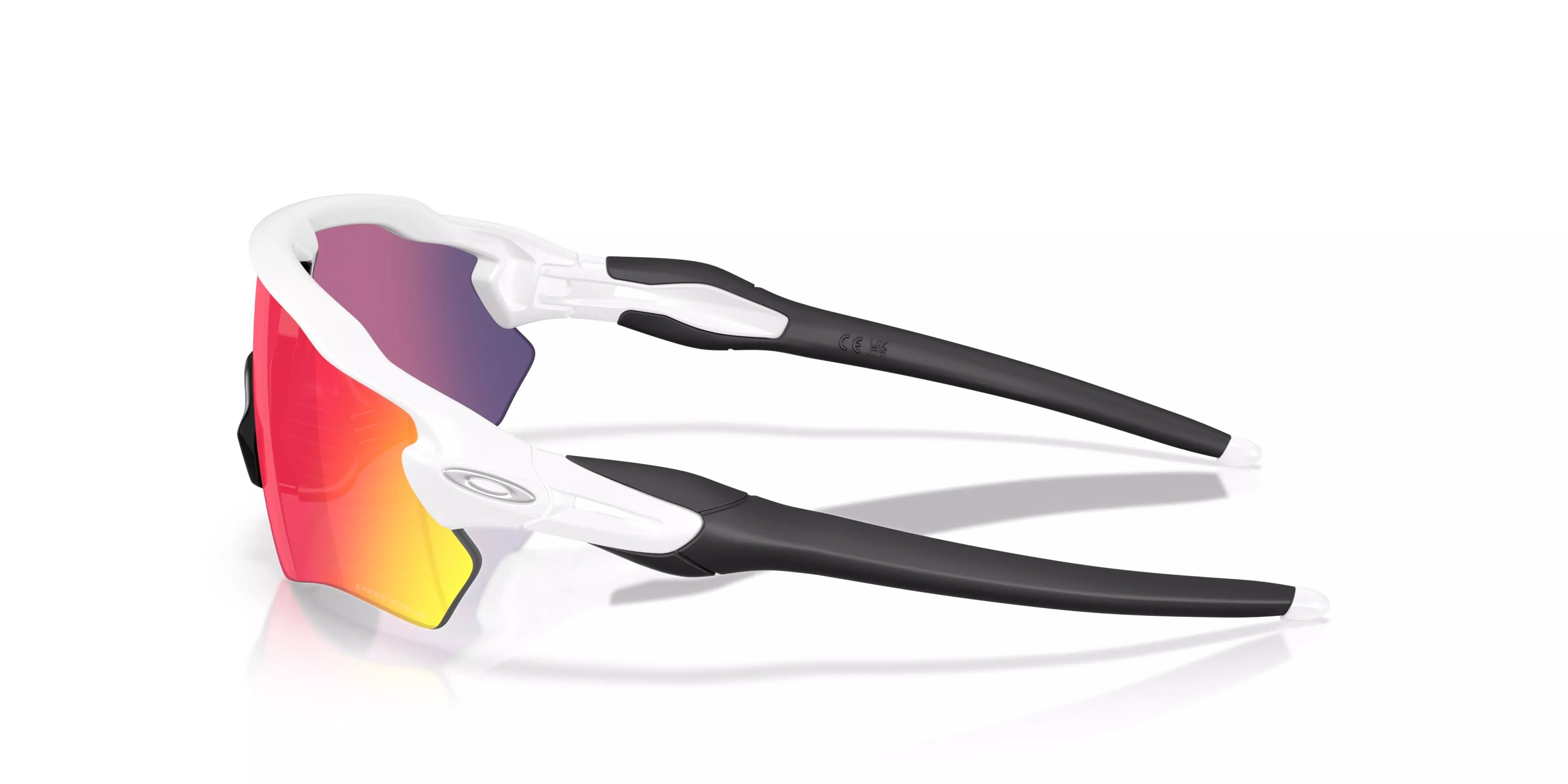 Oakley Radar EV Path S Prizm Road Sunglasses - Matte White - WHITE/RED