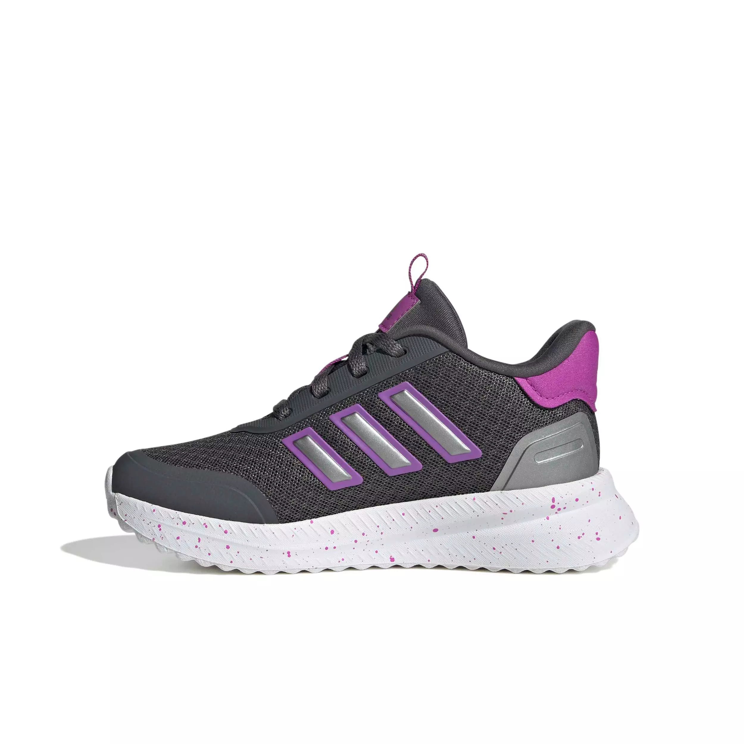 adidas X_PLRPATH "Grey Five/Purple Burst/Iron Metallic" Preschool Girls' Shoe - GREY/PURPLE/IRON