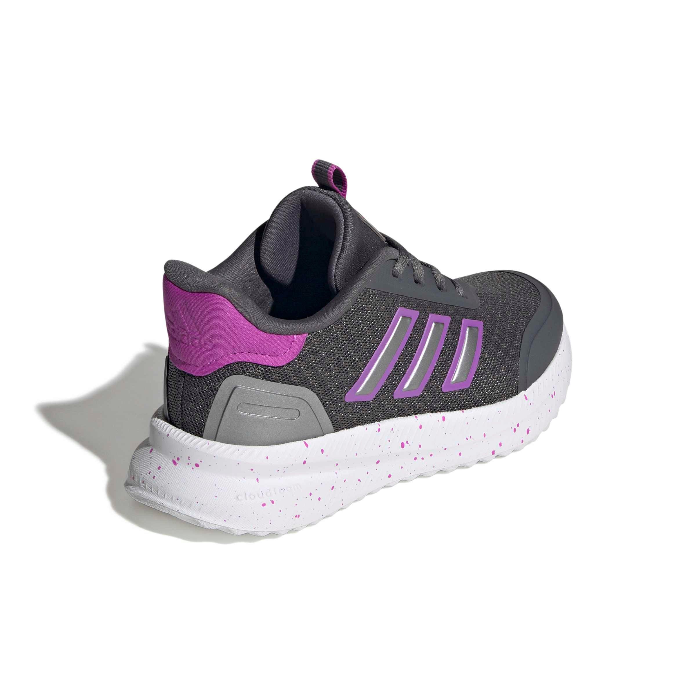 adidas X_PLRPATH "Grey Five/Purple Burst/Iron Metallic" Preschool Girls' Shoe - GREY/PURPLE/IRON