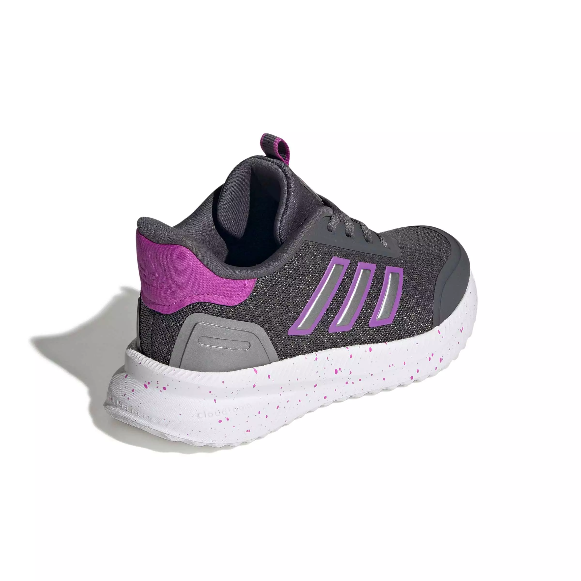 adidas X_PLRPATH "Grey Five/Purple Burst/Iron Metallic" Preschool Girls' Shoe - GREY/PURPLE/IRON