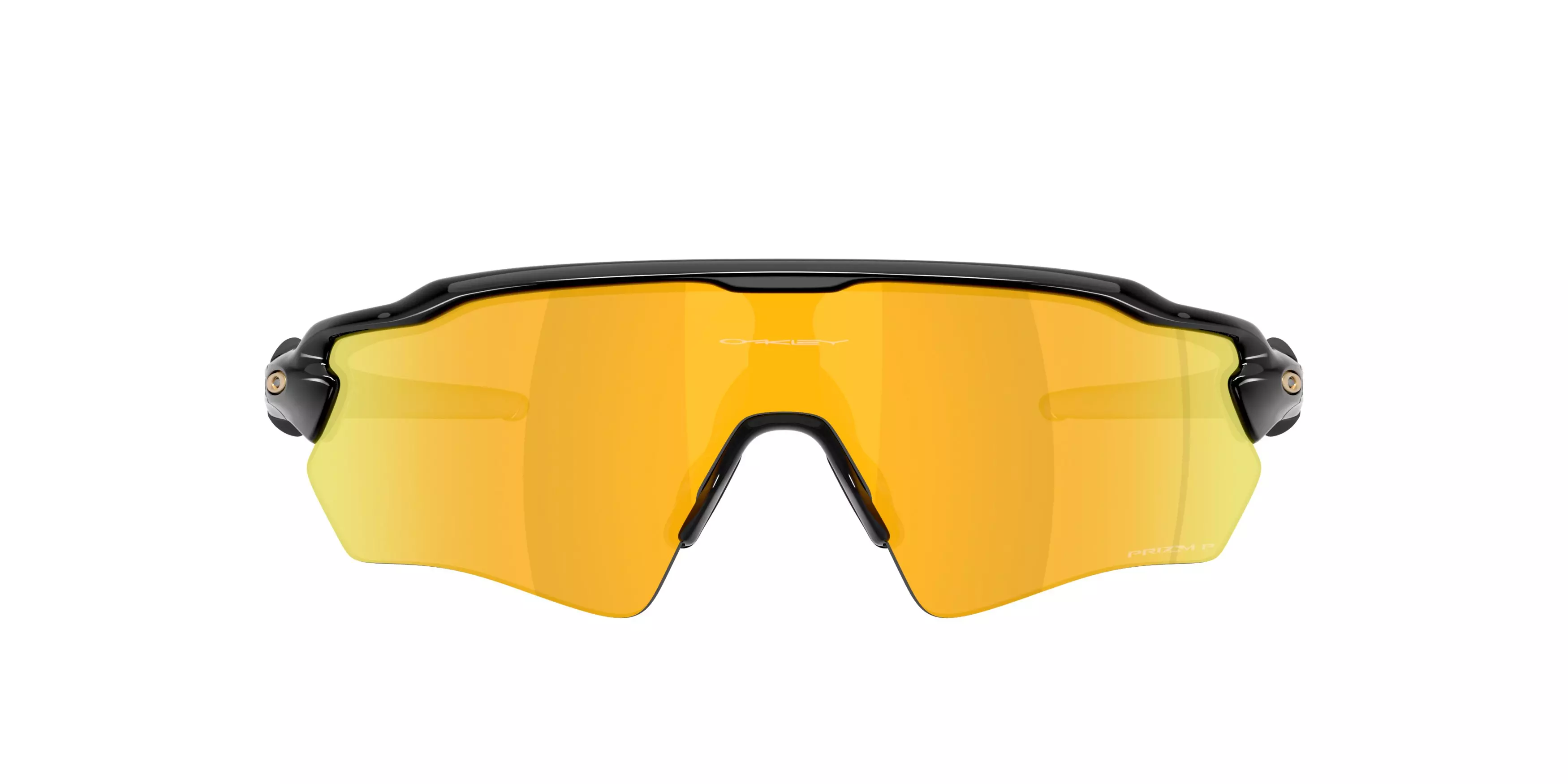 Oakley Radar EV Path S Prizm 24K Polarized Sunglasses - Polished Black - BLACK/GOLD