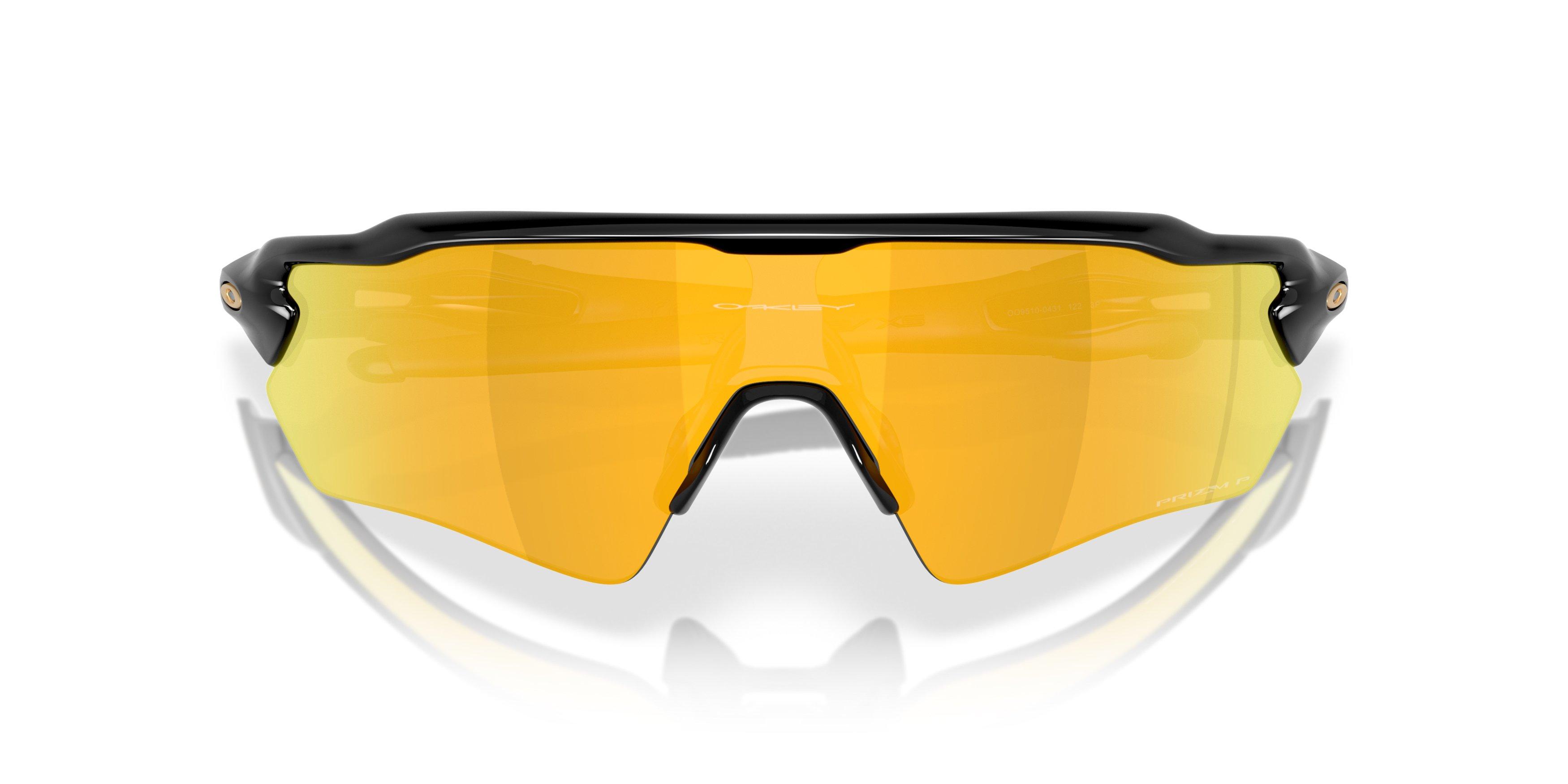 Oakley Radar EV Path S Prizm 24K Polarized Sunglasses - Polished Black - BLACK/GOLD Thumbnail View 7
