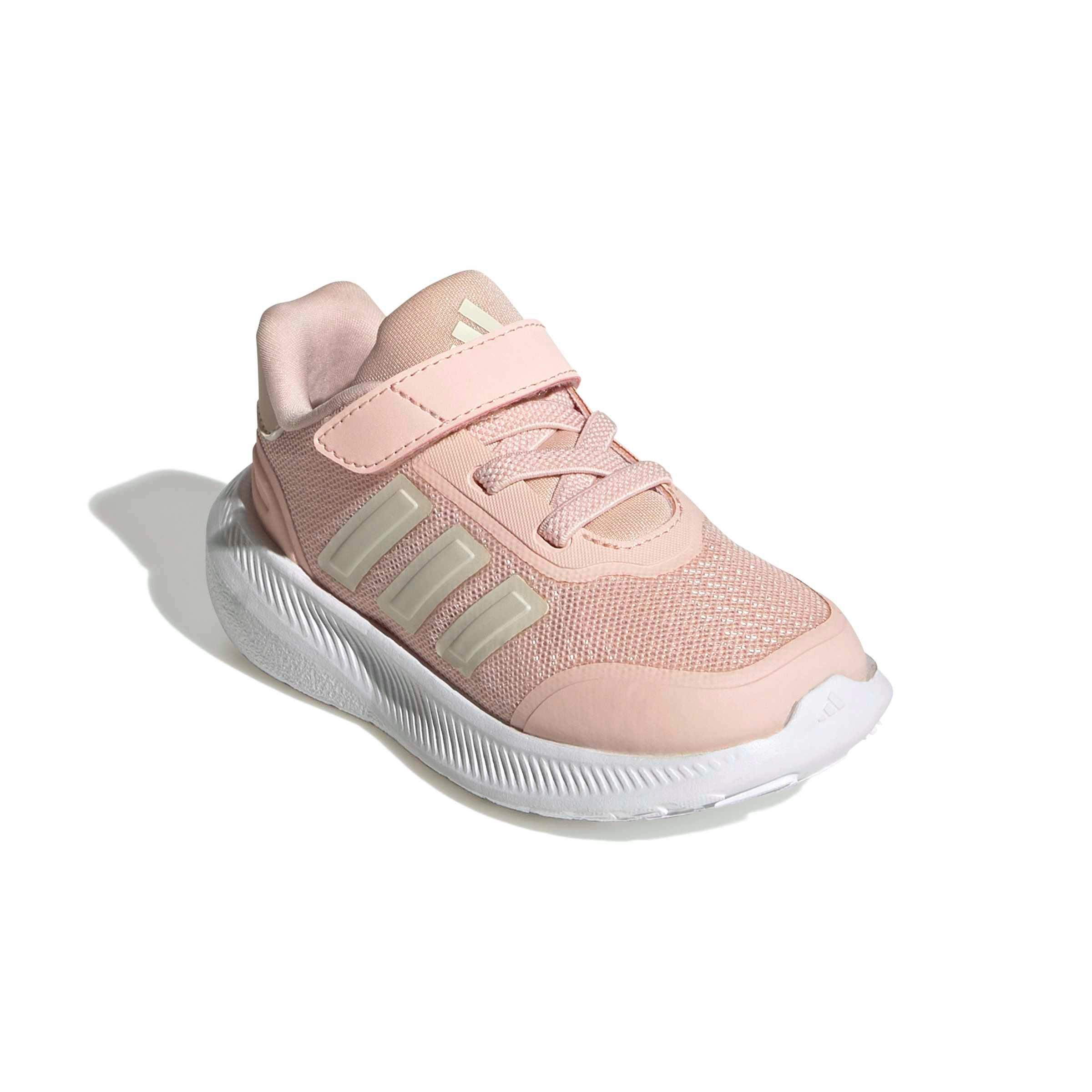 adidas X_PLRPATH "Blush Pink/Ice Gold Metallic/Wonder White" Infant Girls' Shoe - PINK/GOLD/WHITE