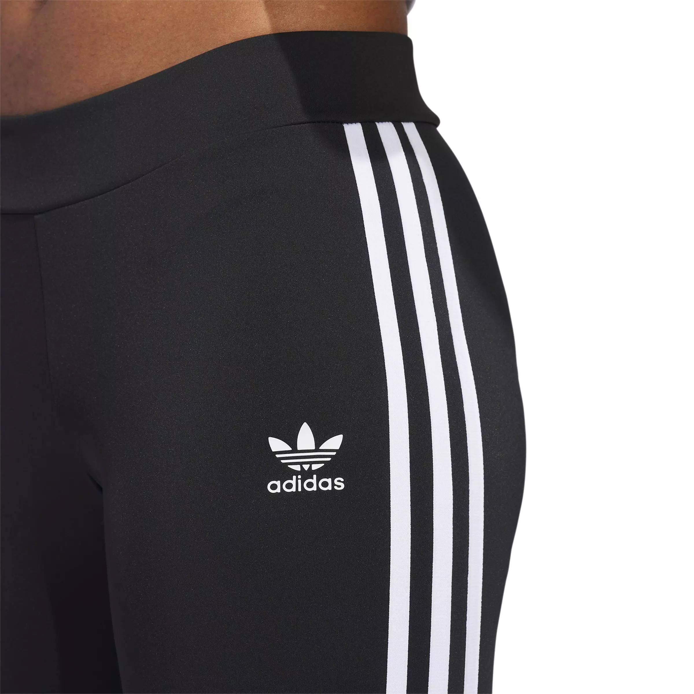 adidas Originals Women's Flared Leggings-Black - BLACK