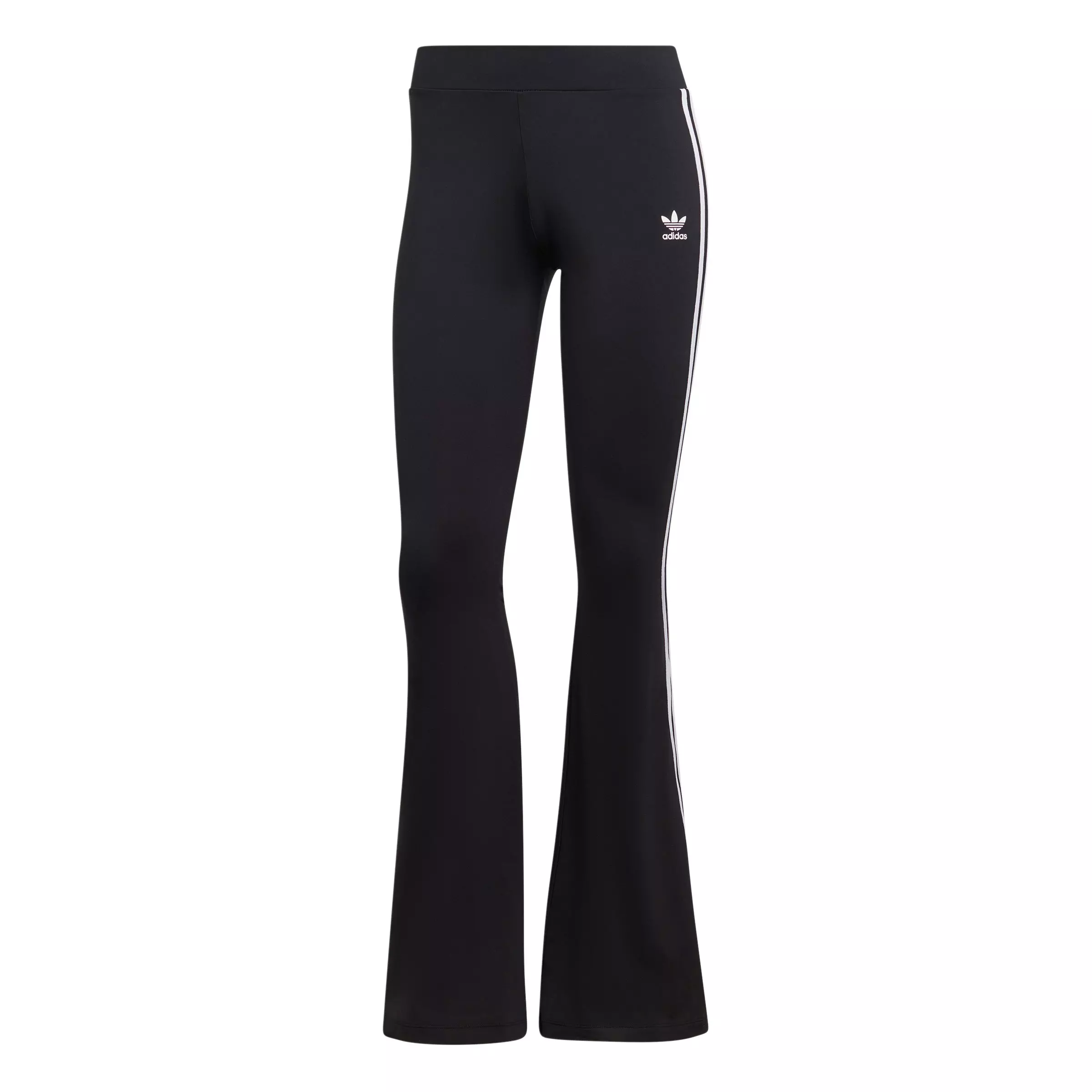 adidas Originals Women's Flared Leggings-Black - BLACK