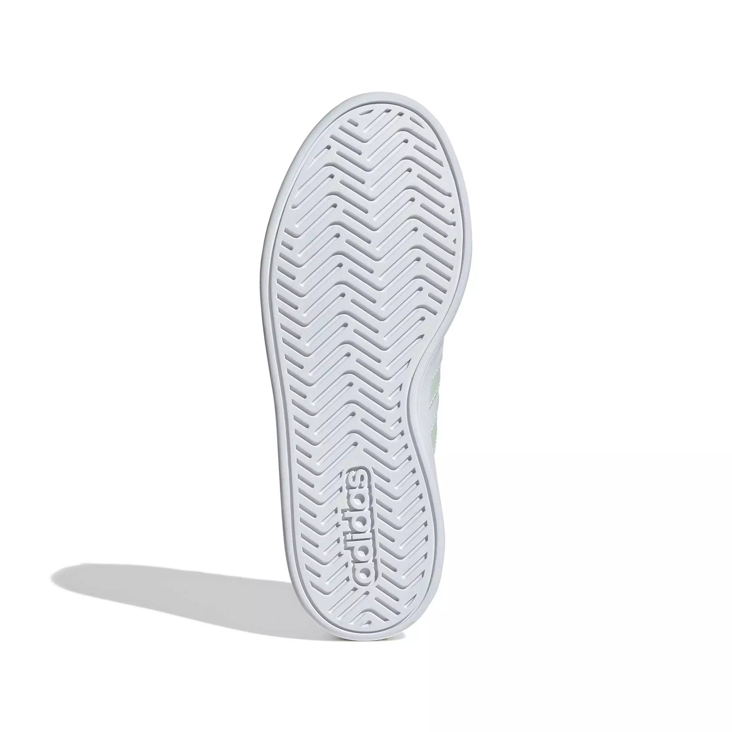 adidas Grand Court 3.0 "Ftwr White/Iridescent/Almost Pink" Grade School Girls' Shoe - WHITE/IRIDESCENT/PINK