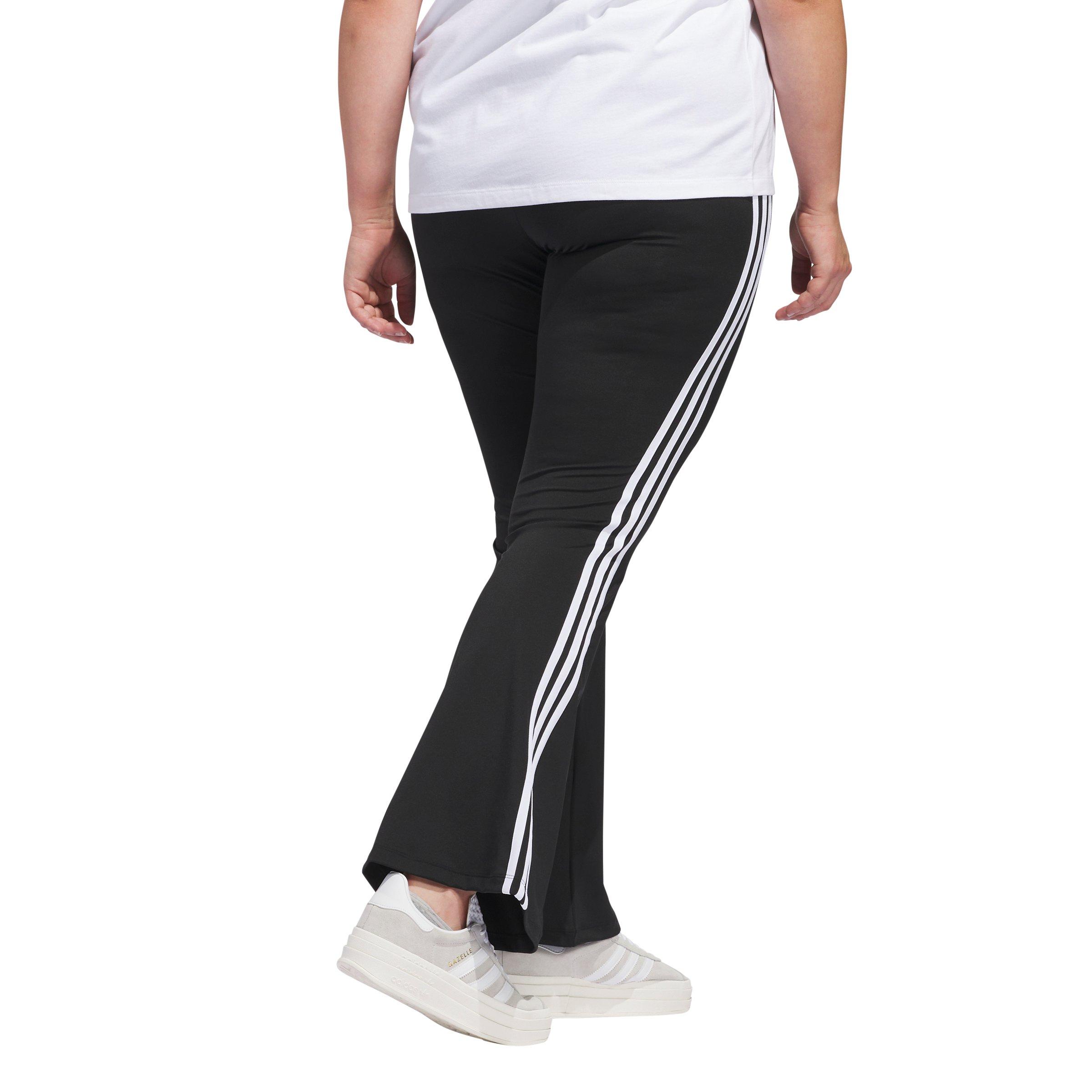adidas Originals Women's Retro Flared Leggings - Black - BLACK Thumbnail View 2