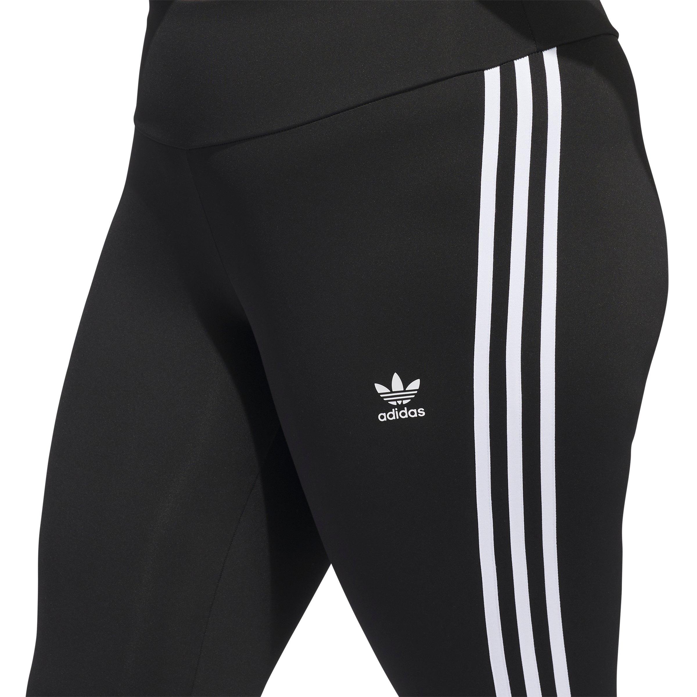 adidas Originals Women's Retro Flared Leggings-Black - BLACK Thumbnail View 3