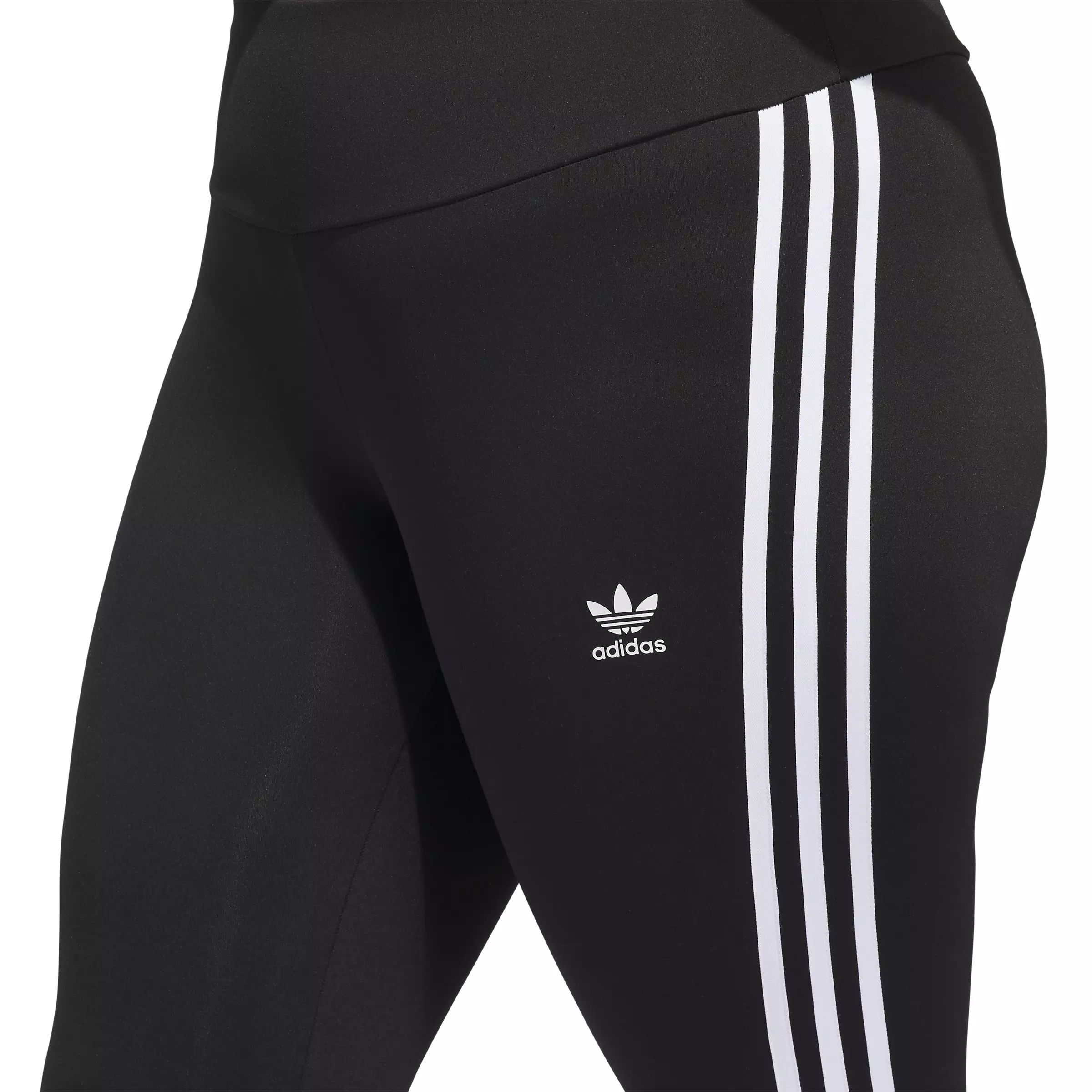 adidas Originals Women's Retro Flared Leggings-Black - BLACK