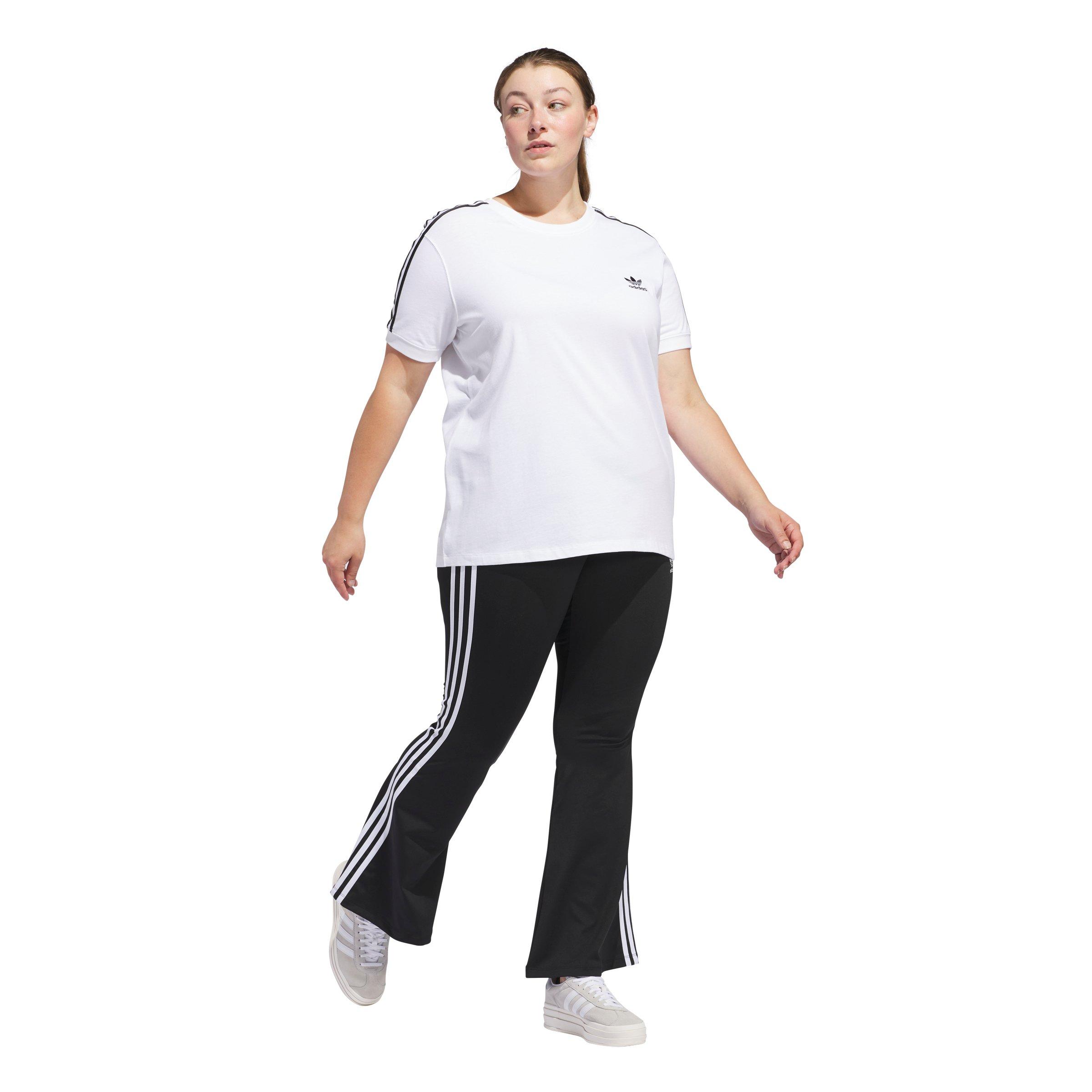 adidas Originals Women's Retro Flared Leggings-Black - BLACK Thumbnail View 5