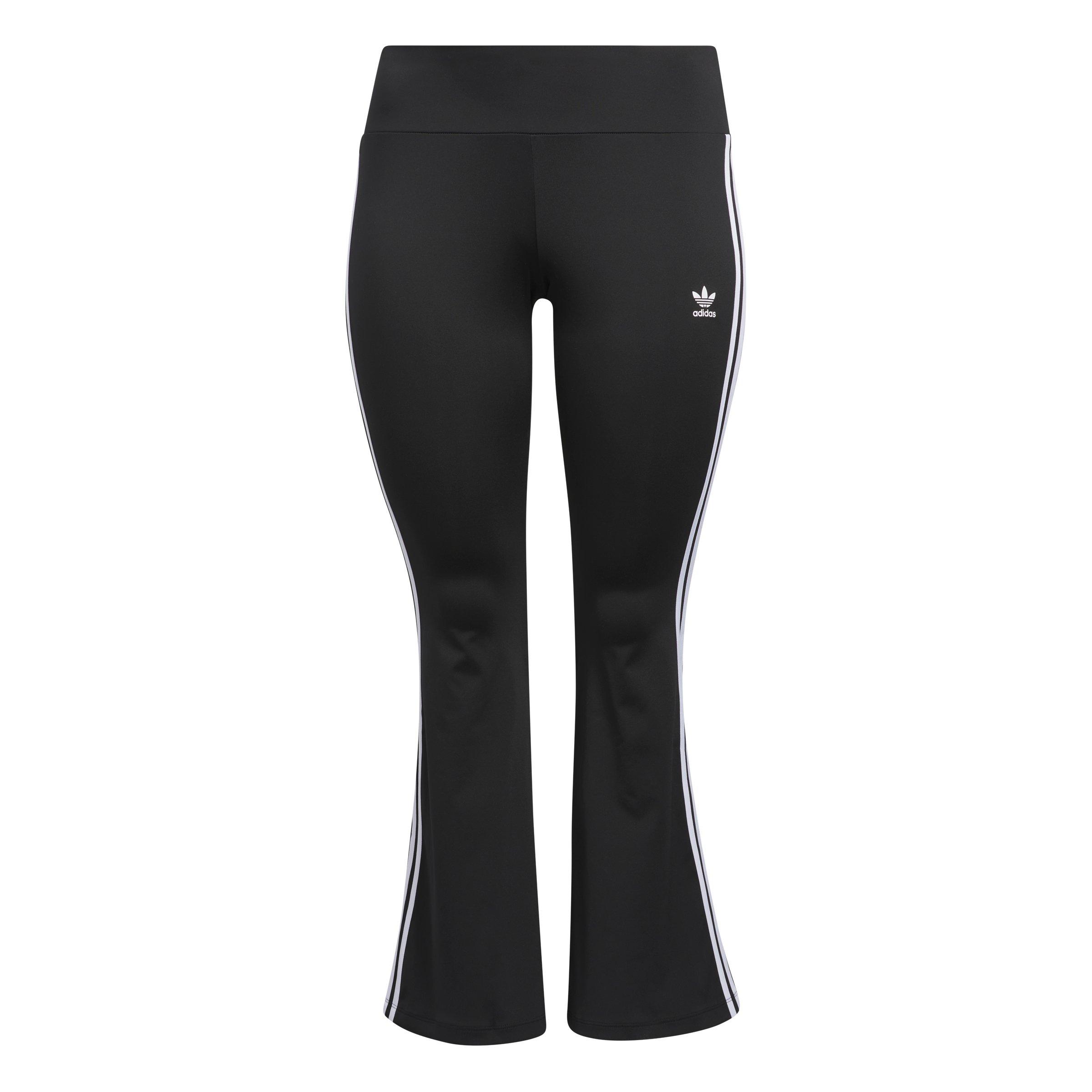 adidas Originals Women's Retro Flared Leggings - Black - BLACK Thumbnail View 6
