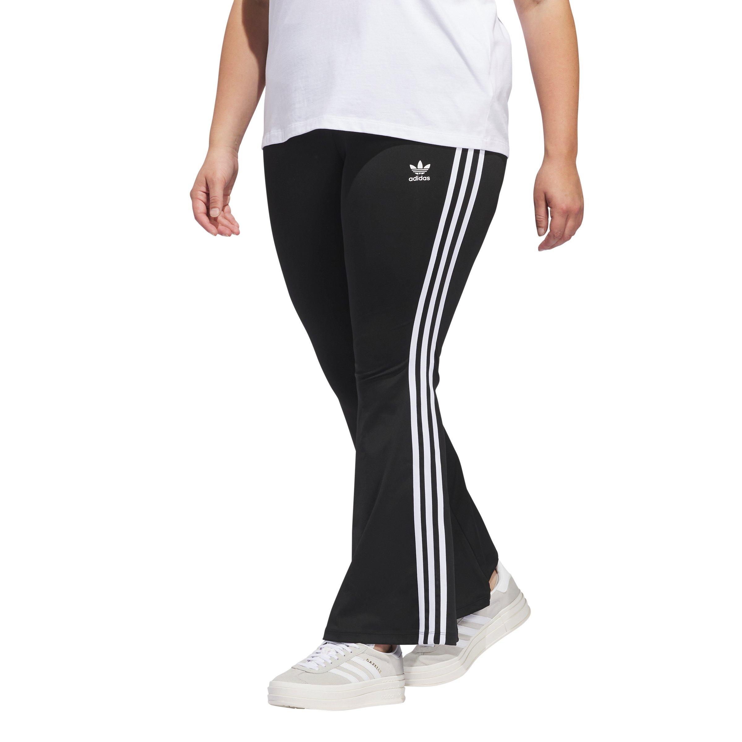 adidas Originals Women's Retro Flared Leggings - Black - BLACK Thumbnail View 1
