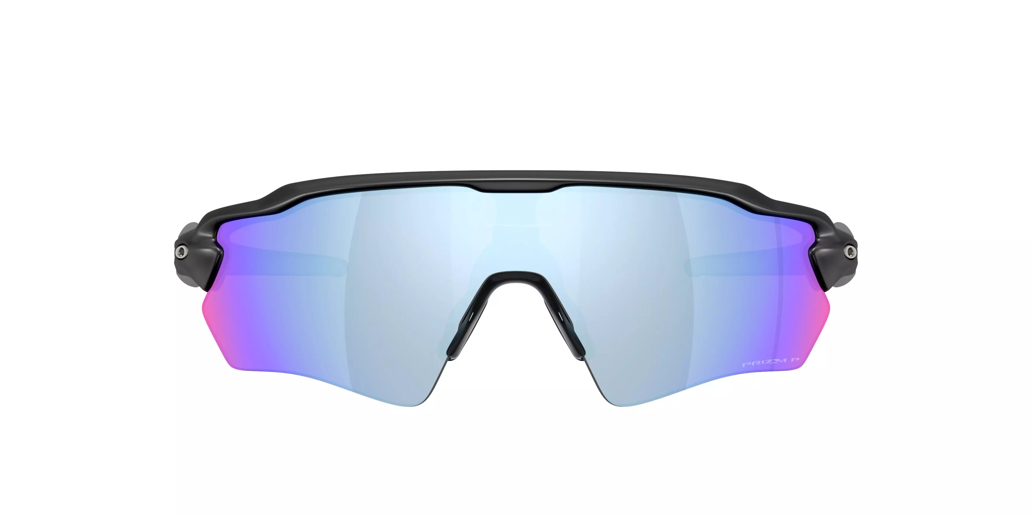 Oakley Radar EV Path S Prizm Deep Water Polarized Sunglasses - Matte Black - BLACK/BLUE