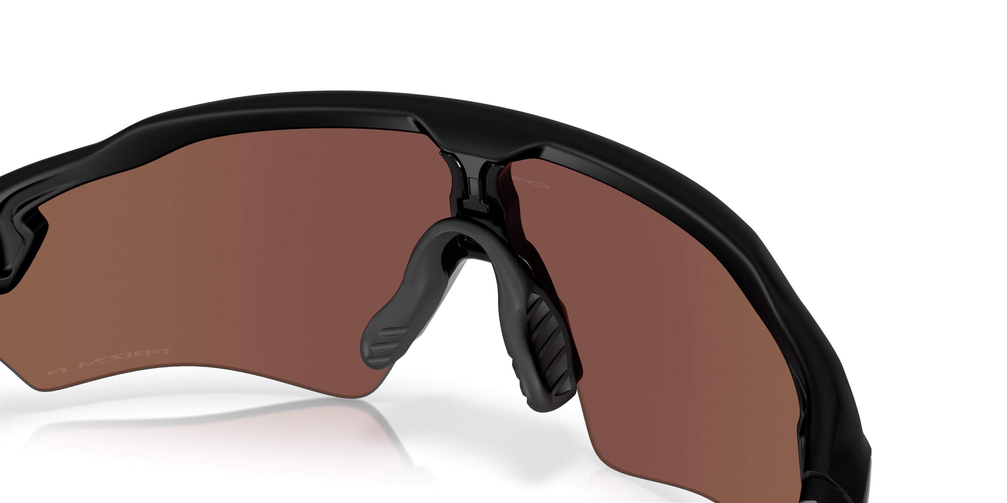Oakley Radar EV Path S Prizm Deep Water Polarized Sunglasses - Matte Black - BLACK/BLUE Thumbnail View 6