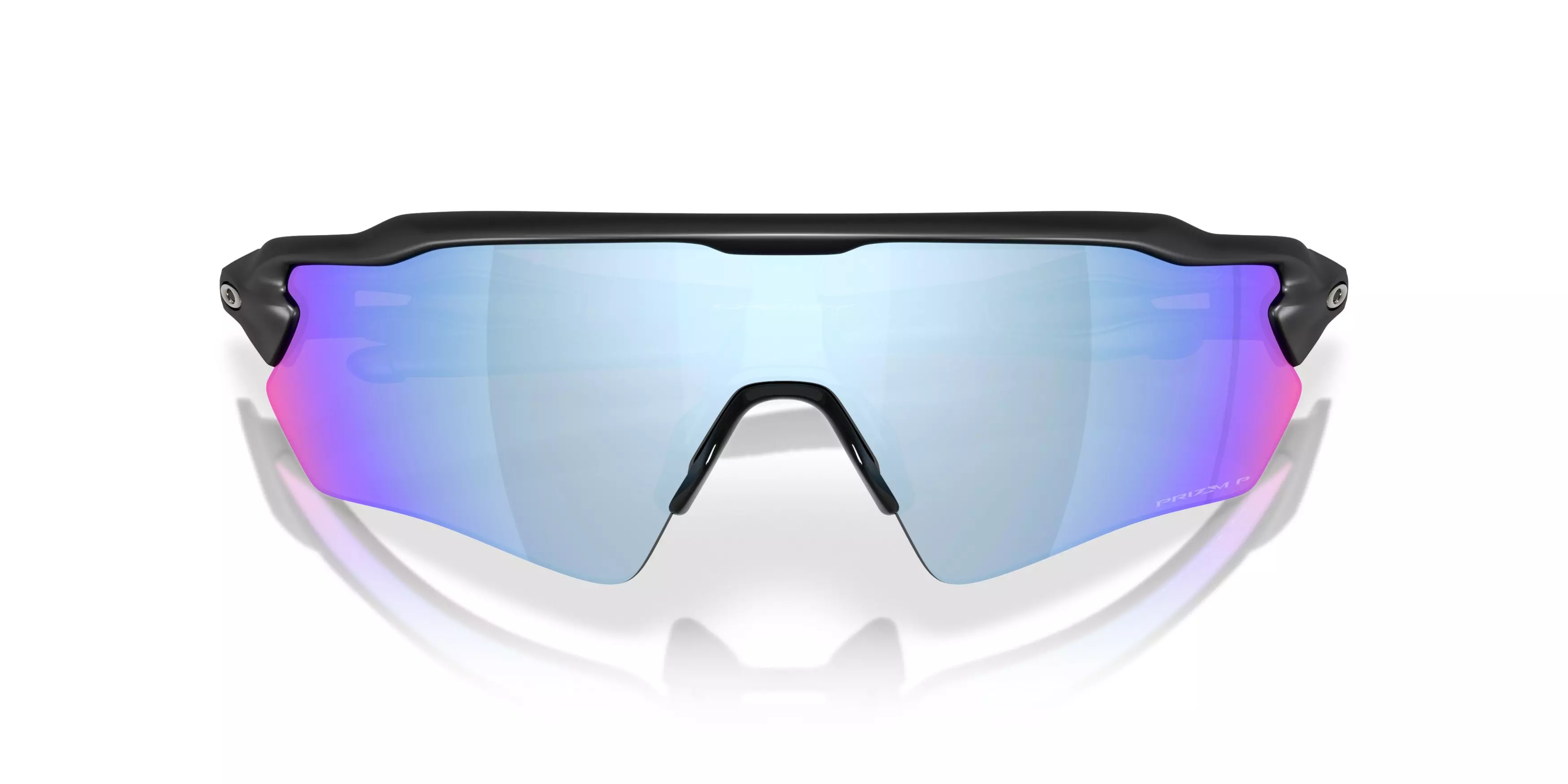 Oakley Radar EV Path S Prizm Deep Water Polarized Sunglasses - Matte Black - BLACK/BLUE