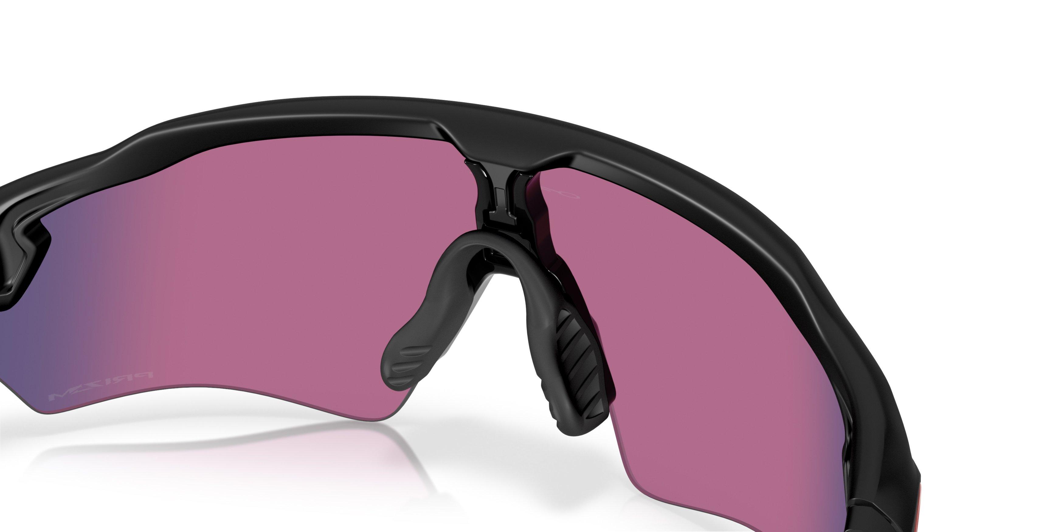 Oakley Radar EV Path S Prizm Road Sunglasses - Matte Black - BLACK/RED Thumbnail View 6