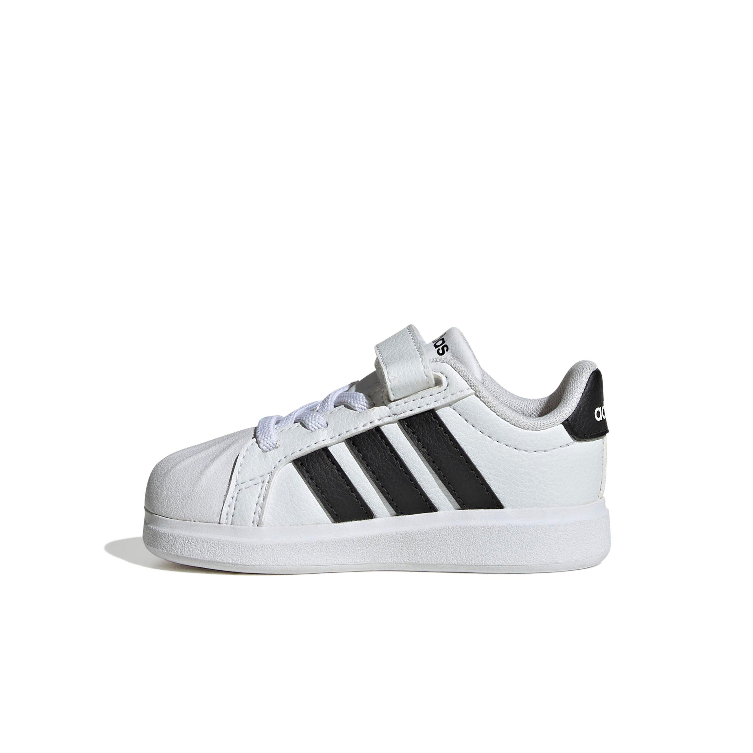 adidas Streettalk "Ftwr White/Core Black/Core Black" Infant Girls' Shoe - WHITE/BLACK/BLACK