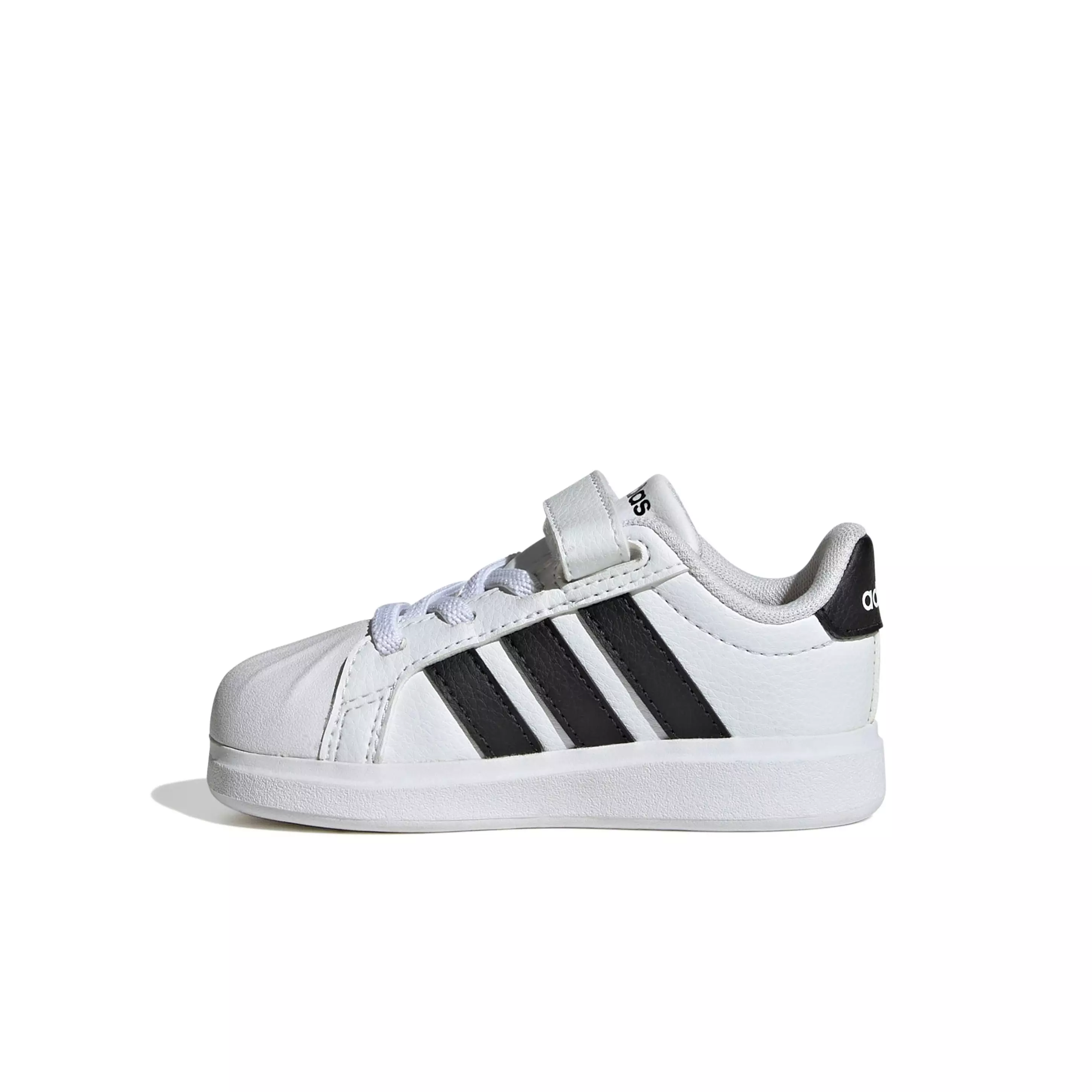 adidas Streettalk "Ftwr White/Core Black/Core Black" Infant Girls' Shoe - WHITE/BLACK/BLACK