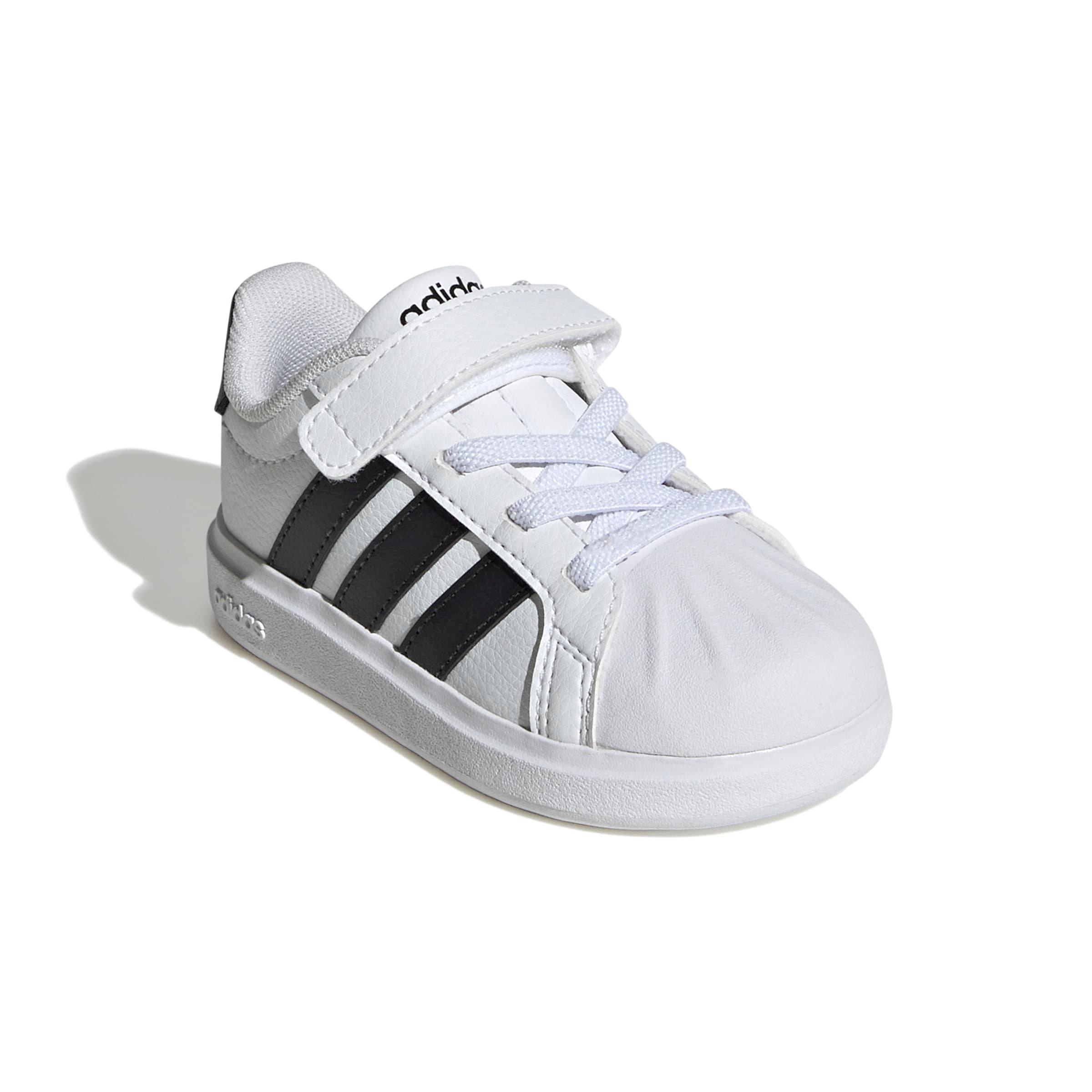 adidas Streettalk "Ftwr White/Core Black/Core Black" Infant Girls' Shoe - WHITE/BLACK/BLACK