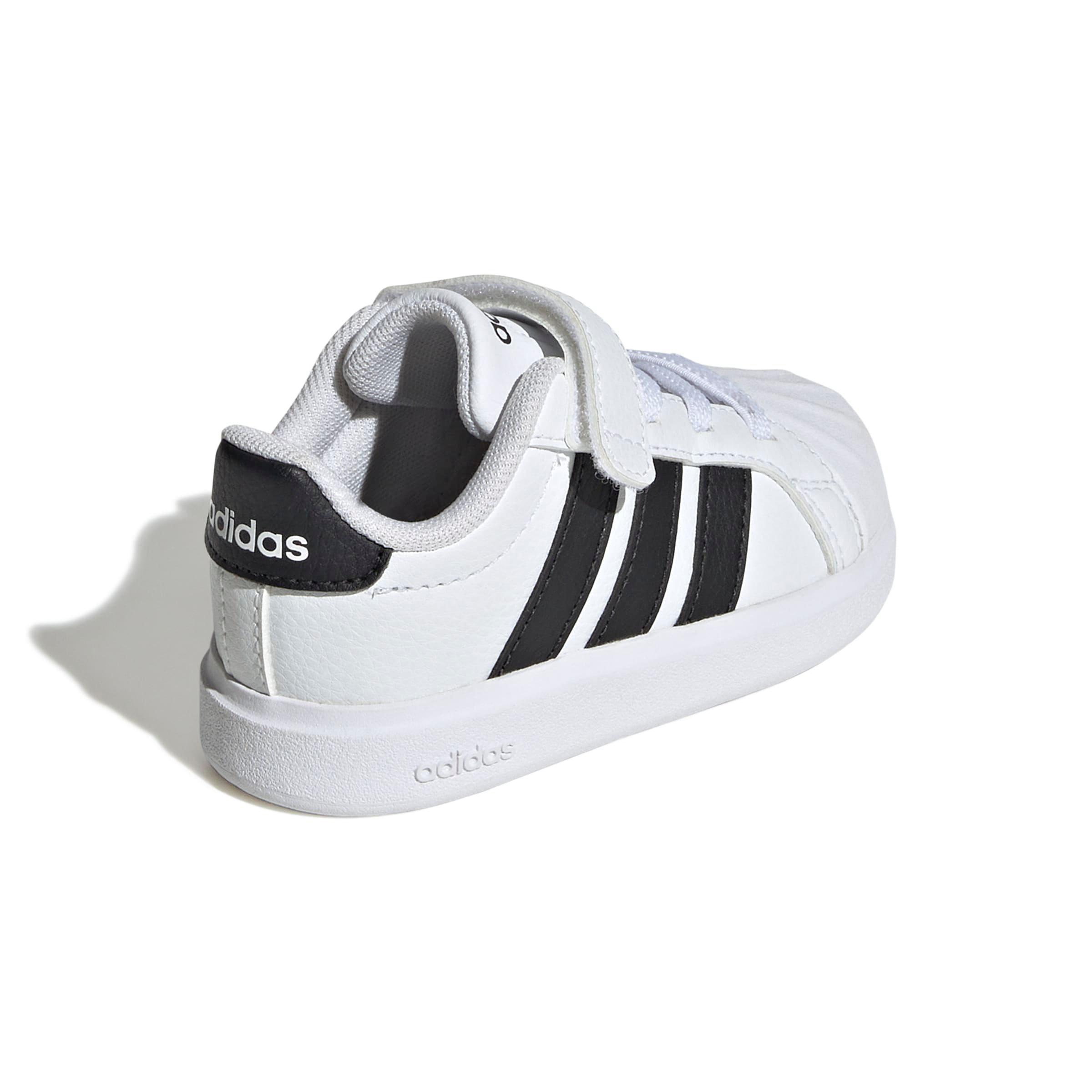 adidas Streettalk "Ftwr White/Core Black/Core Black" Infant Girls' Shoe - WHITE/BLACK/BLACK