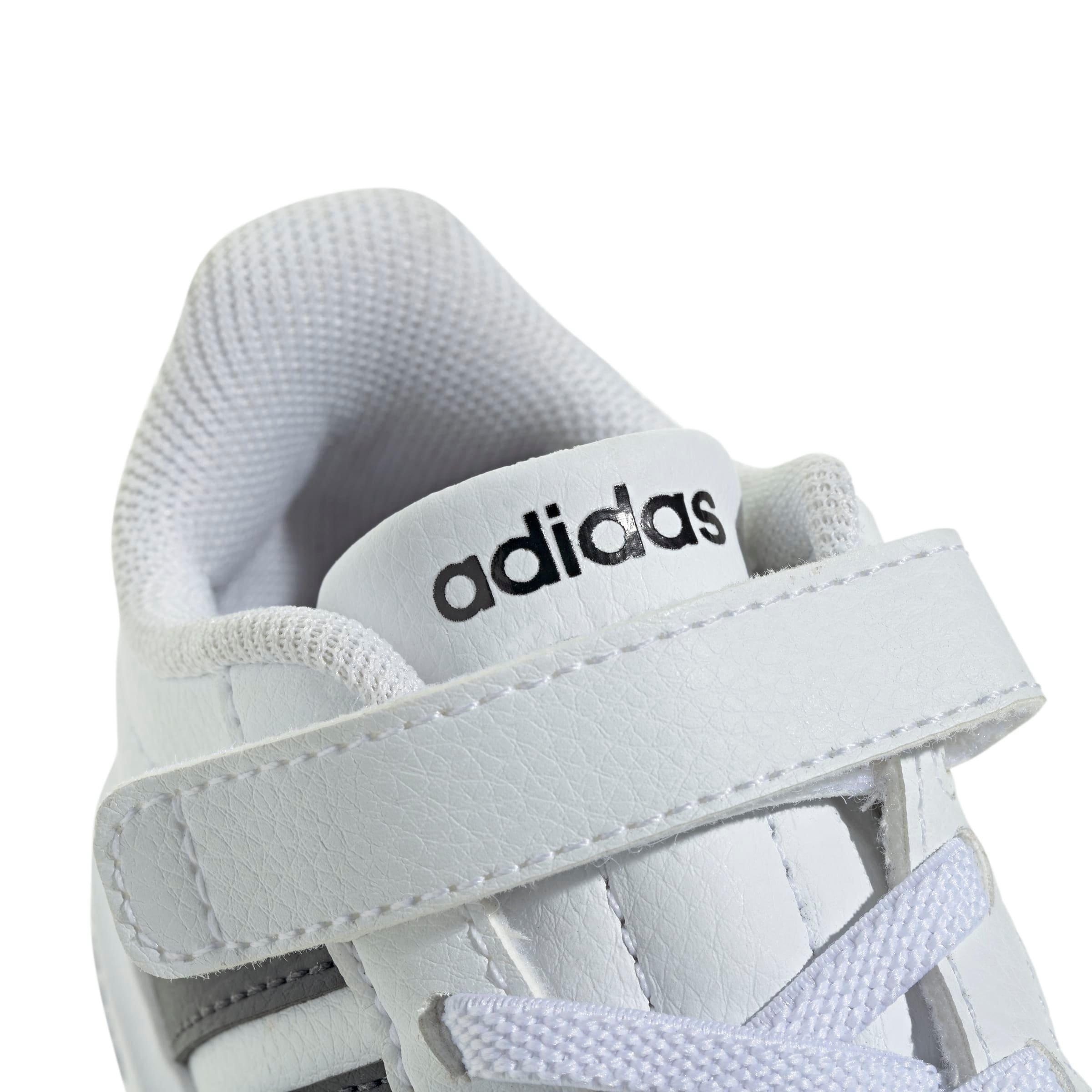adidas Streettalk "Ftwr White/Core Black/Core Black" Infant Girls' Shoe - WHITE/BLACK/BLACK