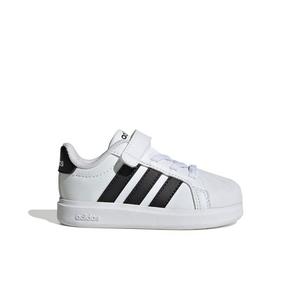 adidas Streettalk "Ftwr White/Core Black/Core Black" Infant Girls' Shoe - WHITE/BLACK/BLACK