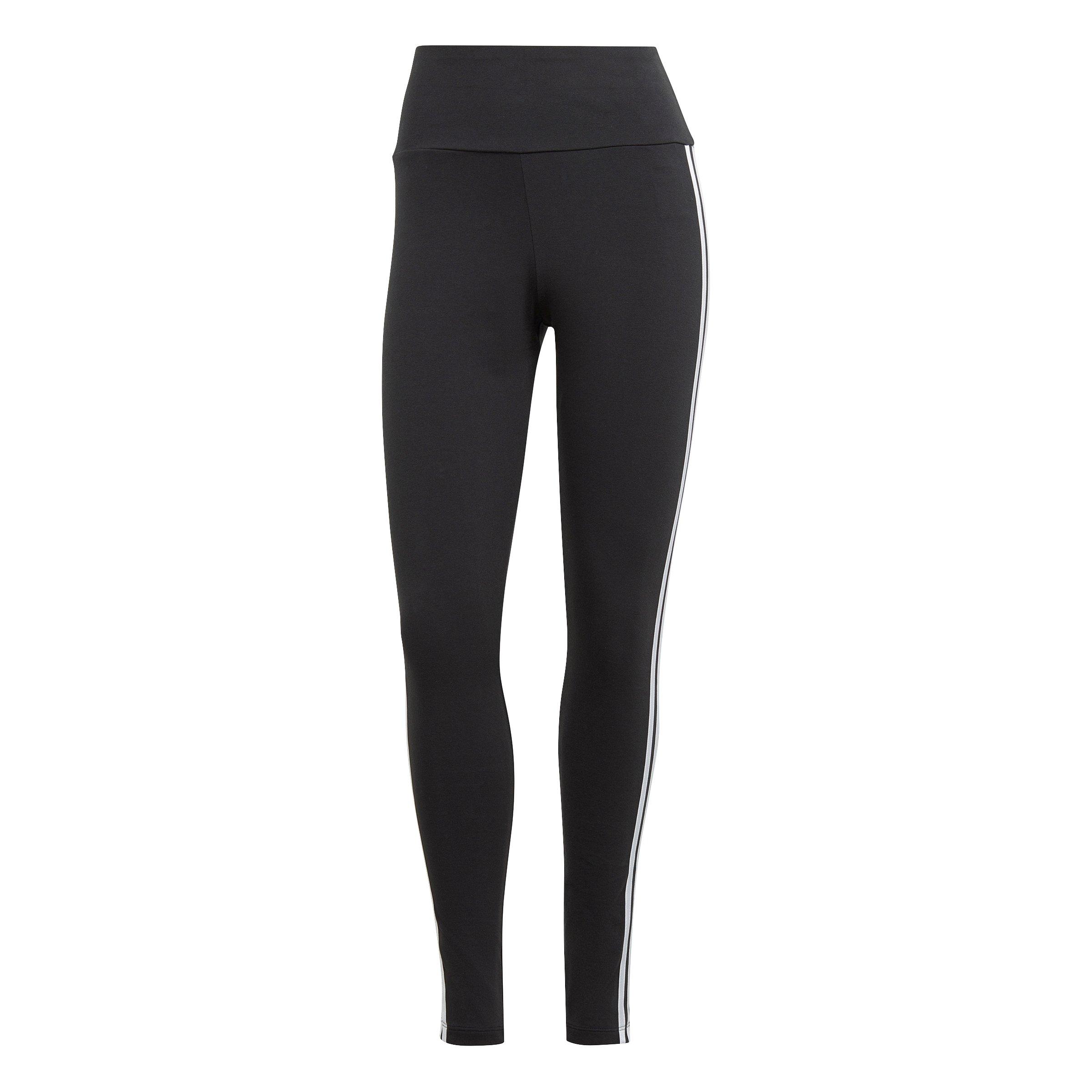 adidas Originals Women's 3-Stripes Leggings-Black - BLACK Thumbnail View 6