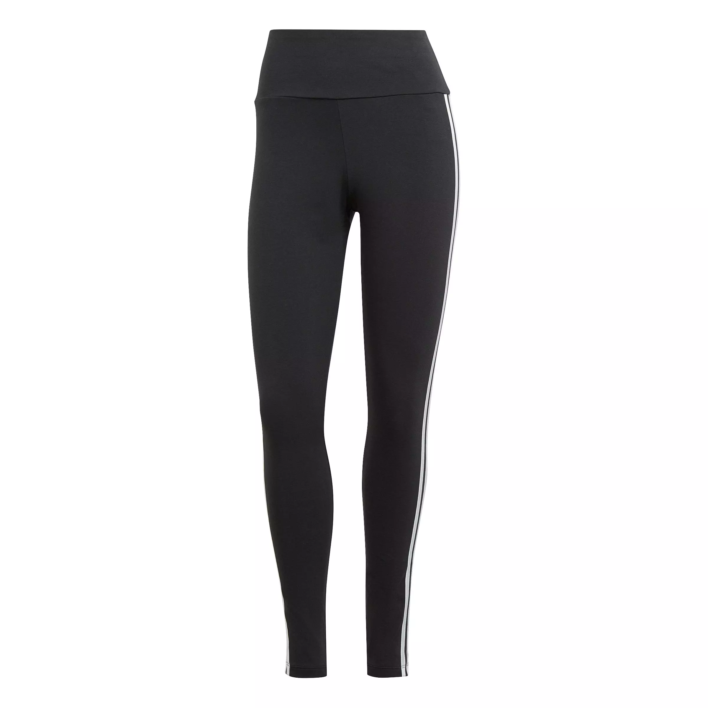 adidas Originals Women's 3-Stripes Leggings-Black - BLACK