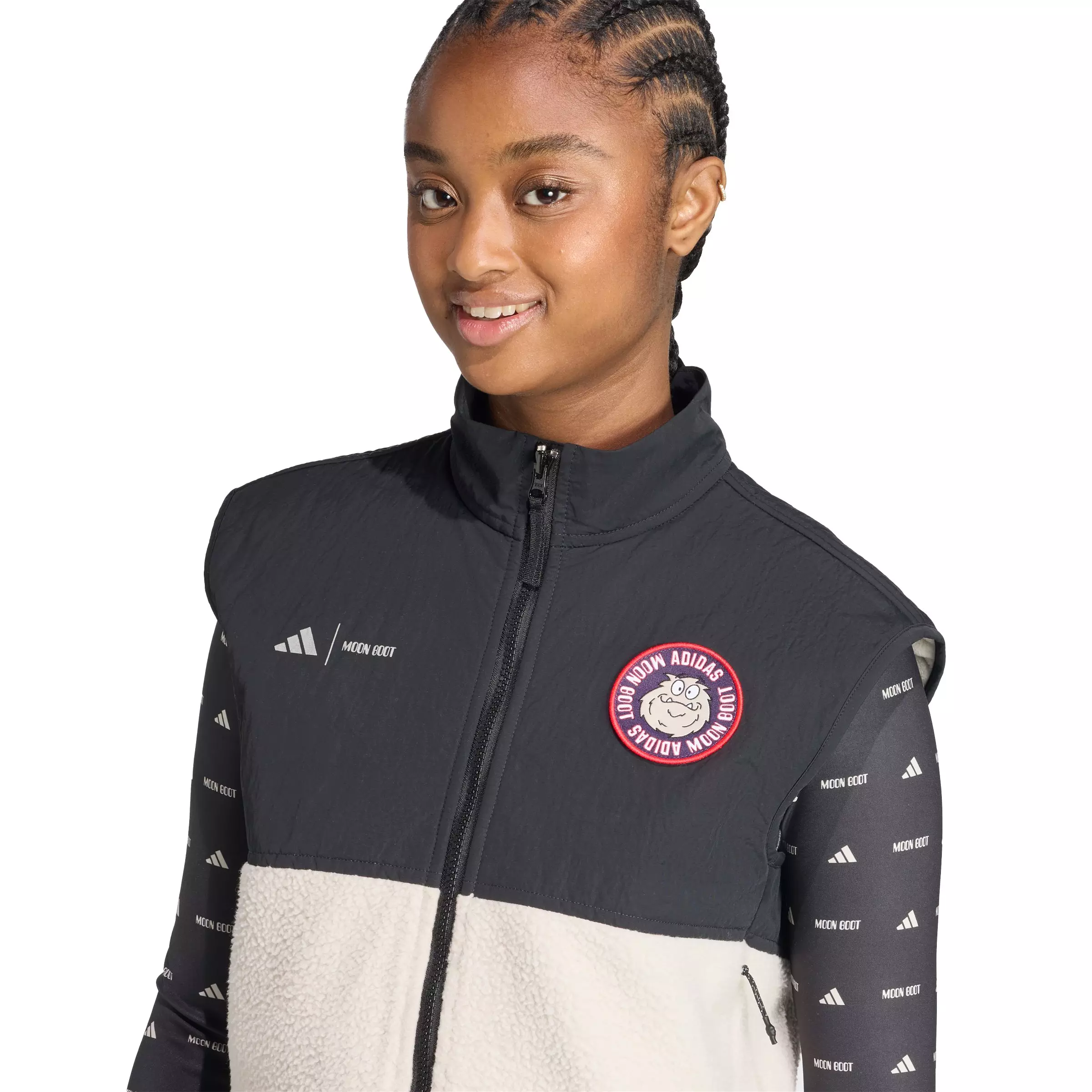 adidas X Moon Boot Women's Gilet -Black/Beige - BLACK/BEIGE