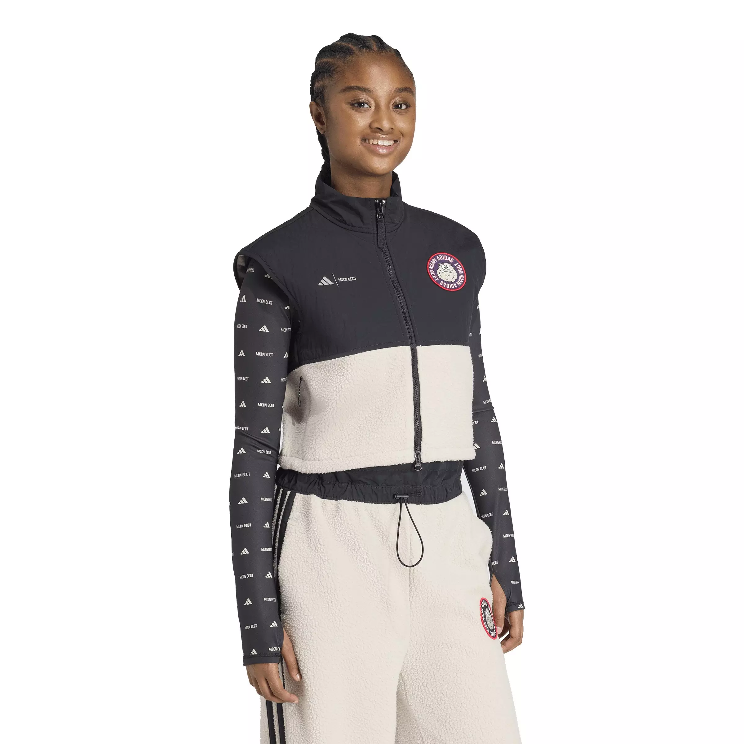 adidas X Moon Boot Women's Gilet -Black/Beige - BLACK/BEIGE