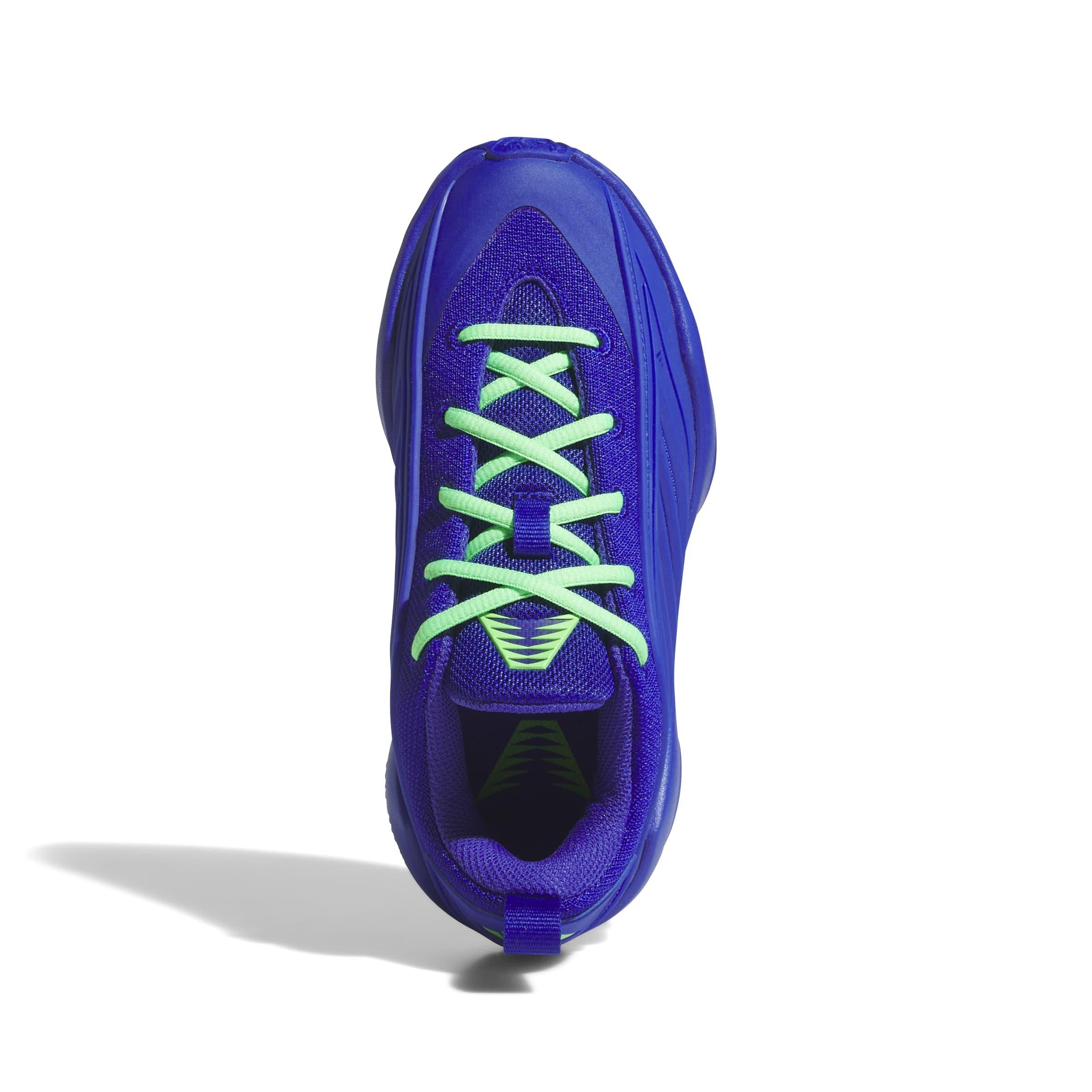 adidas Believe That 1 J "Lucid Blue/Court Green/Lucid Blue" Grade School Boys' Basketball Shoe - BLUE/GREEN/BLUE
