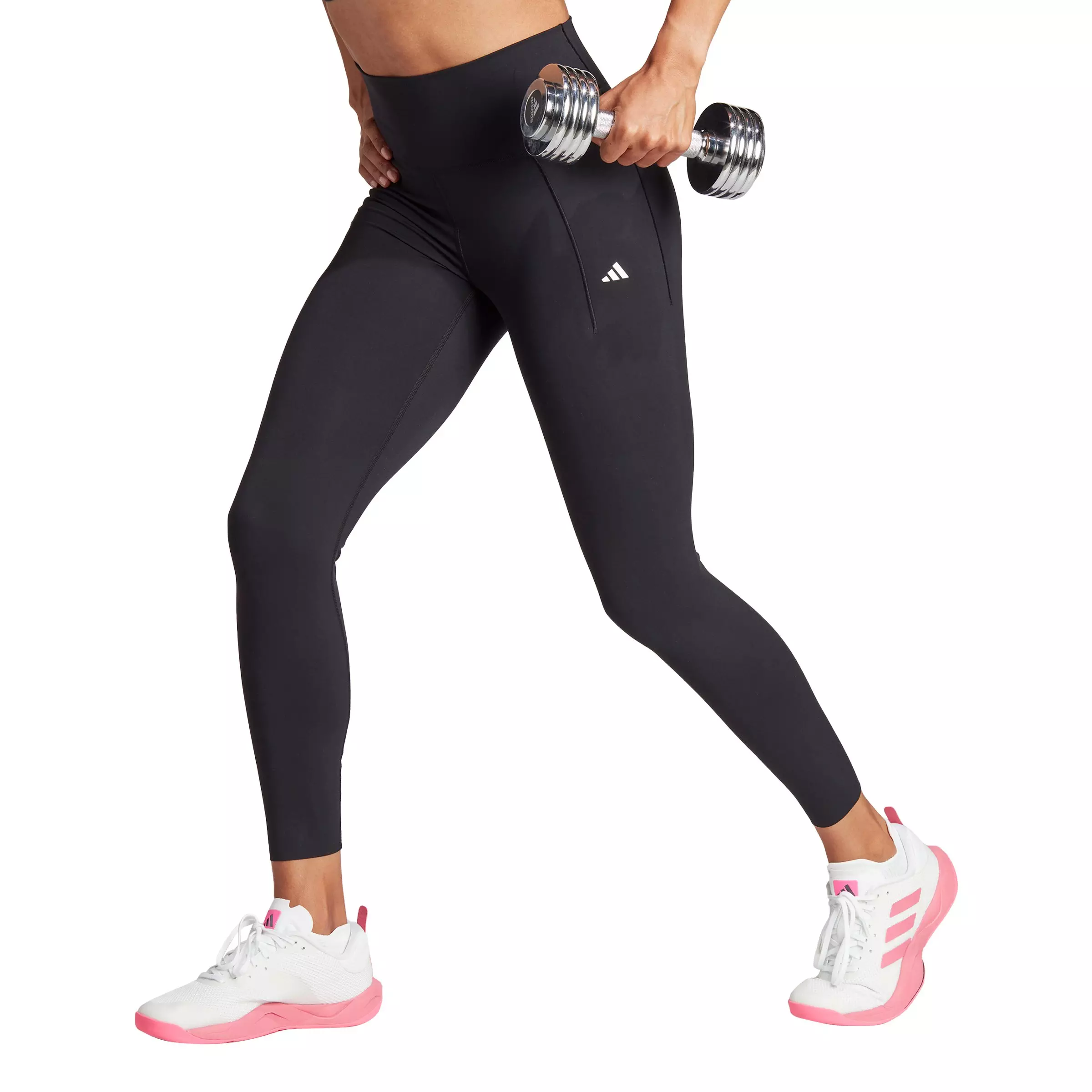 adidas Women's Optime Luxe 7/8 Leggings-Black - BLACK