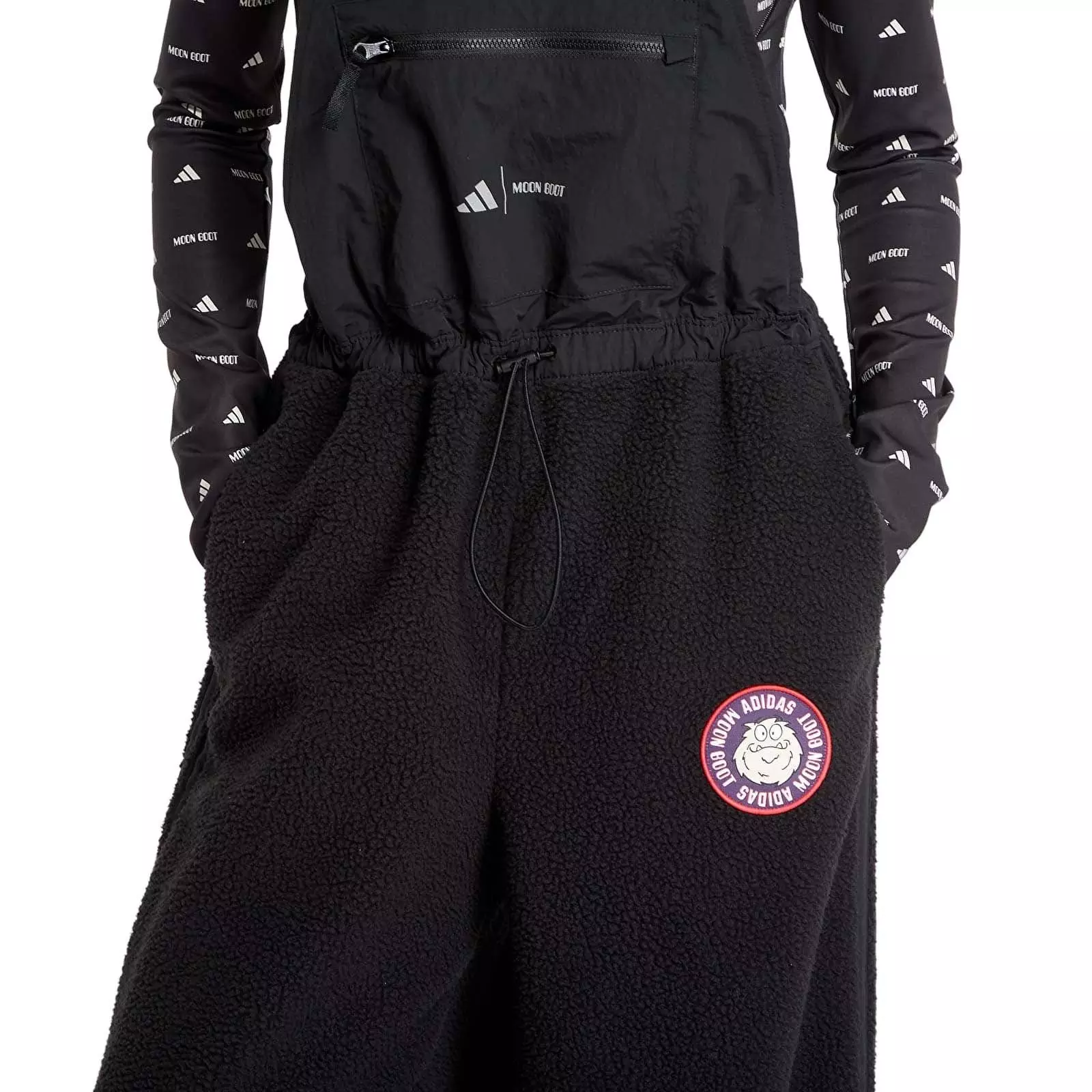 adidas X Moon Boot Women's Bib Pant -Black - BLACK