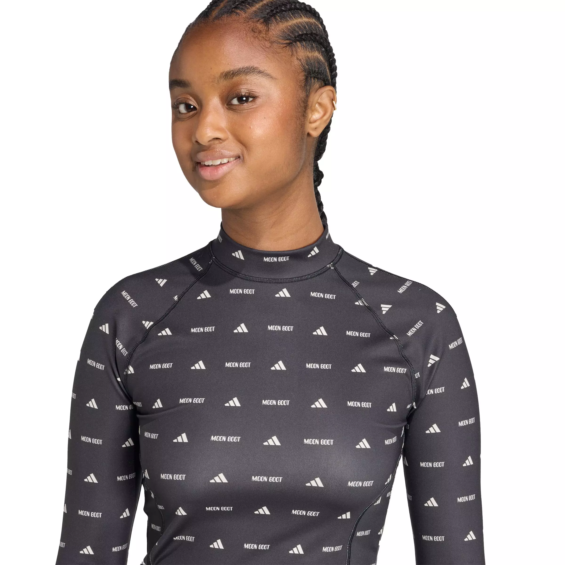 adidas x Moon Boot Women's Tight Long-Sleeve Top - Black - BLACK
