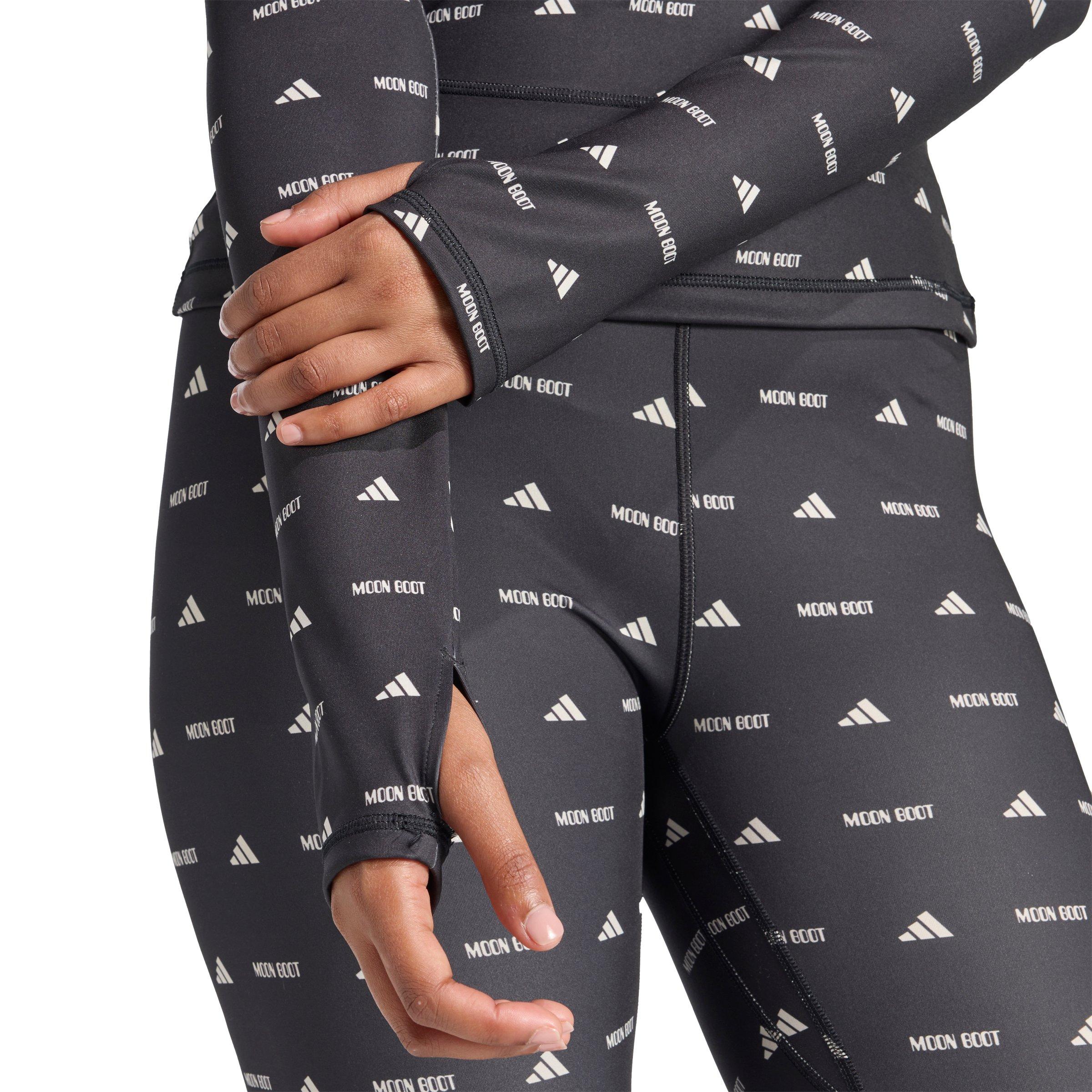 adidas x Moon Boot Women's Tight Long-Sleeve Top - Black - BLACK Thumbnail View 4