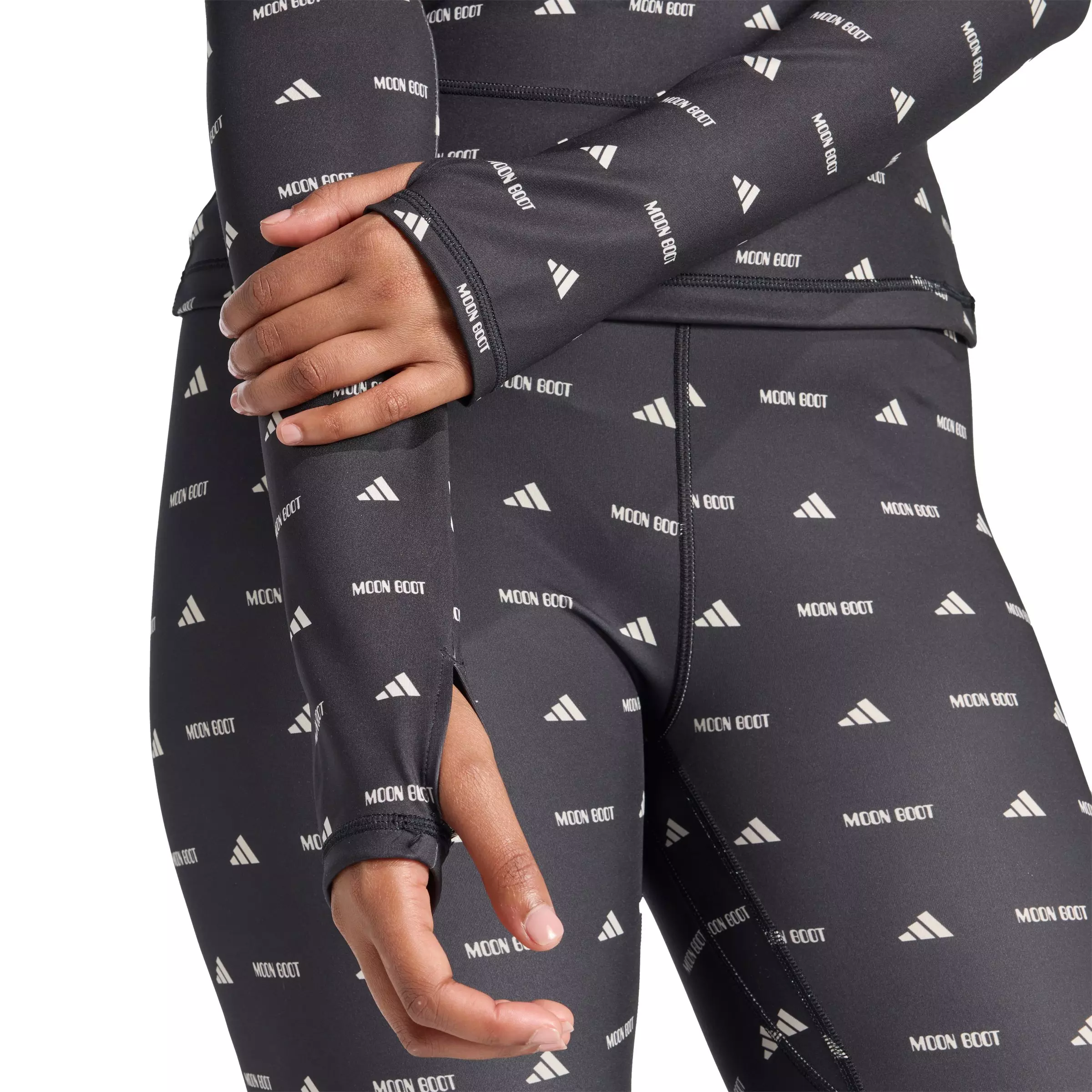 adidas x Moon Boot Women's Tight Long-Sleeve Top -Black - BLACK