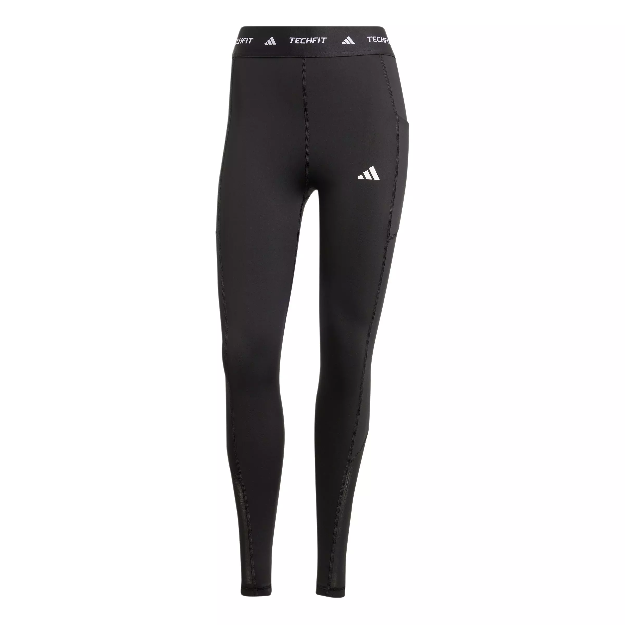 adidas Women's Techfit Stash Pocket Full-Length Leggings - Black - BLACK