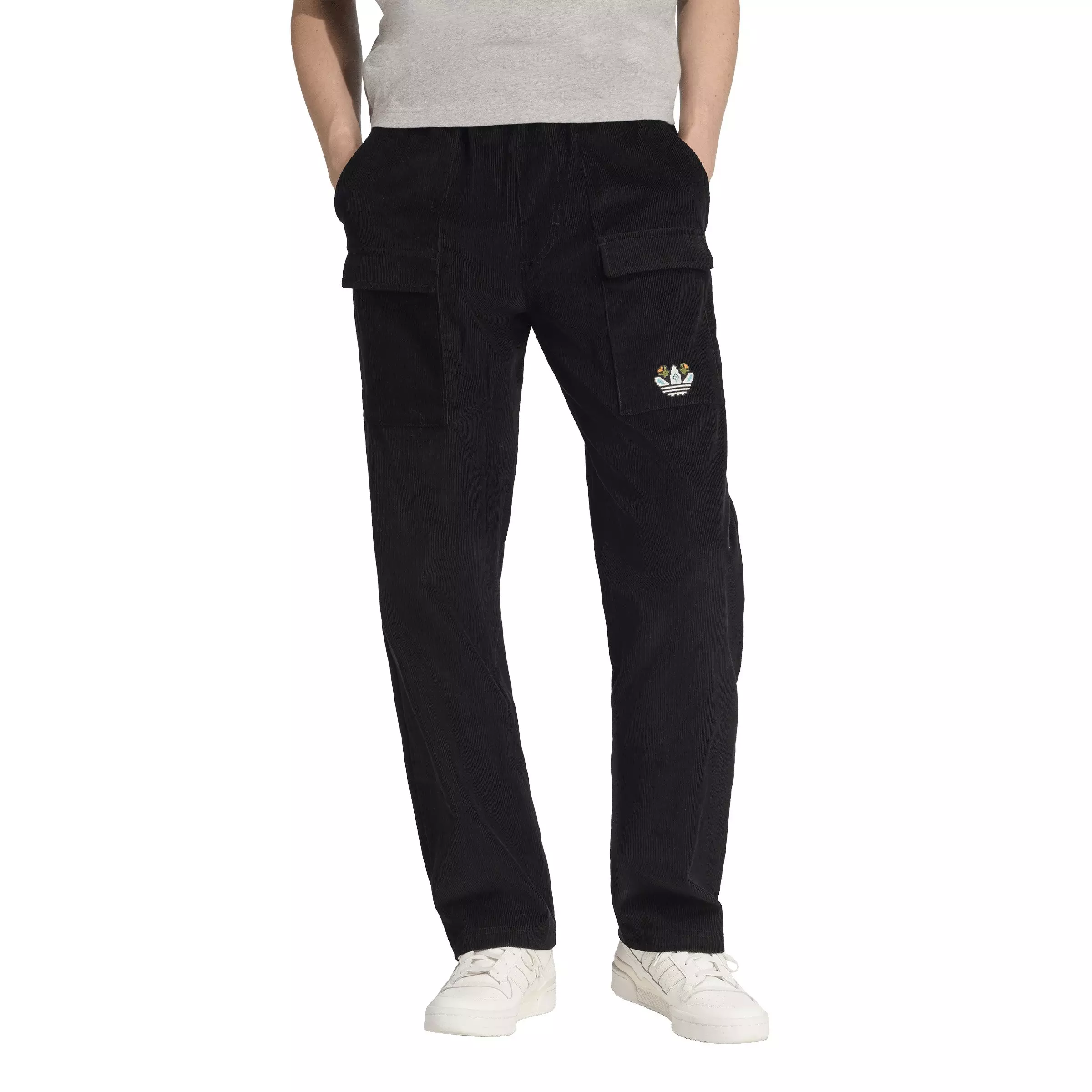 adidas Originals Men's Monogram Regular Pants -Black - BLACK