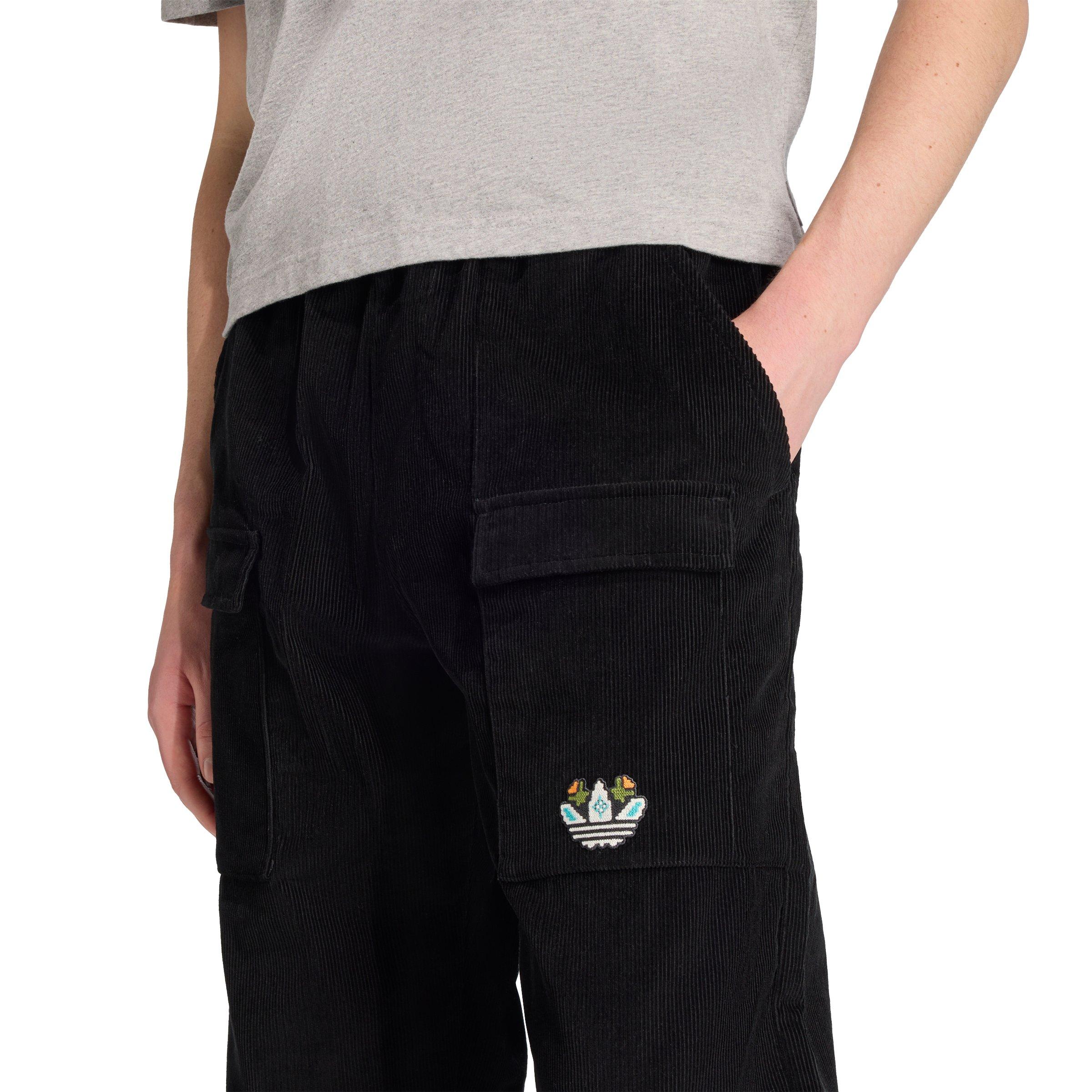 adidas Originals Men's Monogram Regular Pants - Black - BLACK Thumbnail View 3