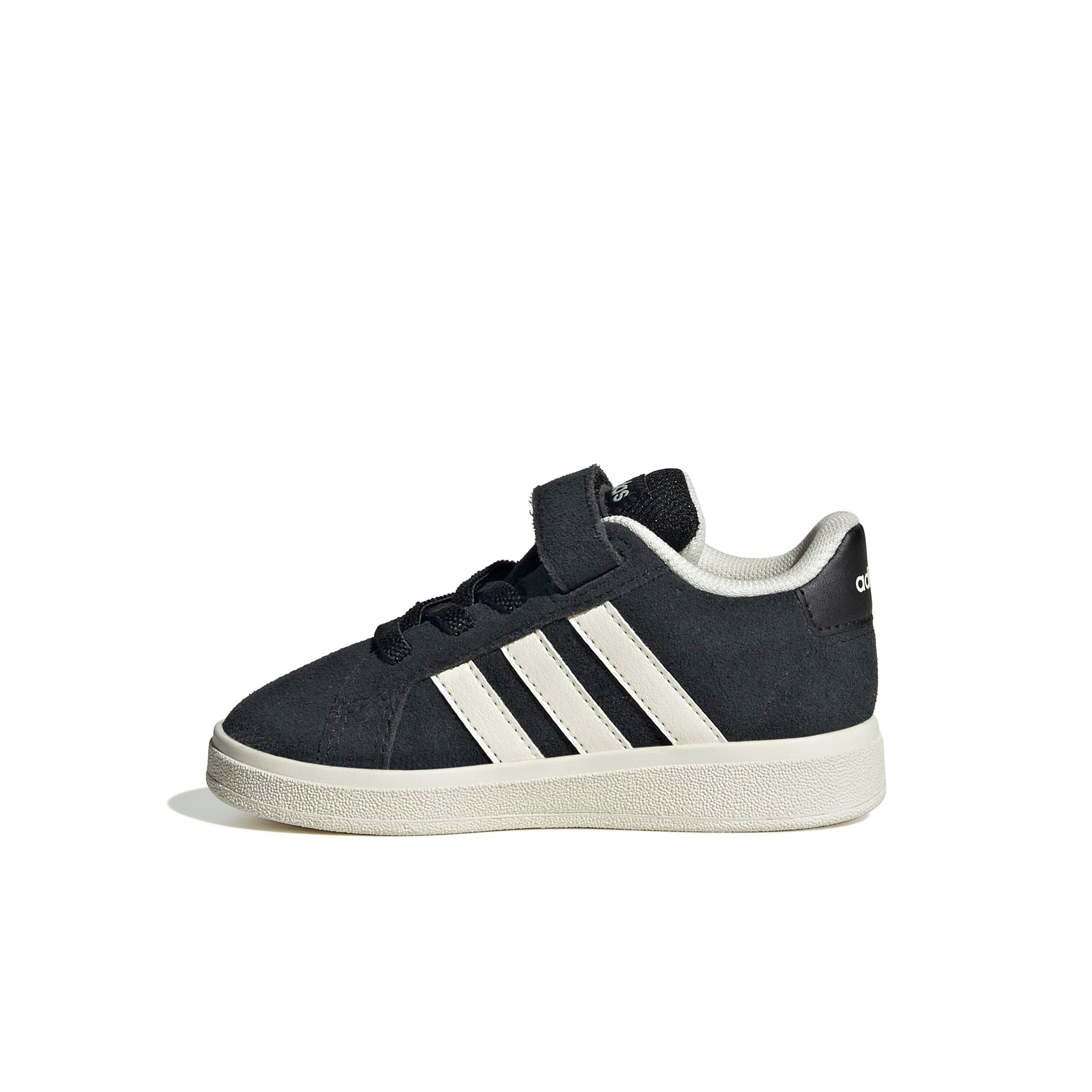 adidas Grand Court 2.0 "Core Black/Off White/Ftwr White" Infant Boys' Shoe - BLACK/OFF WHITE/WHITE
